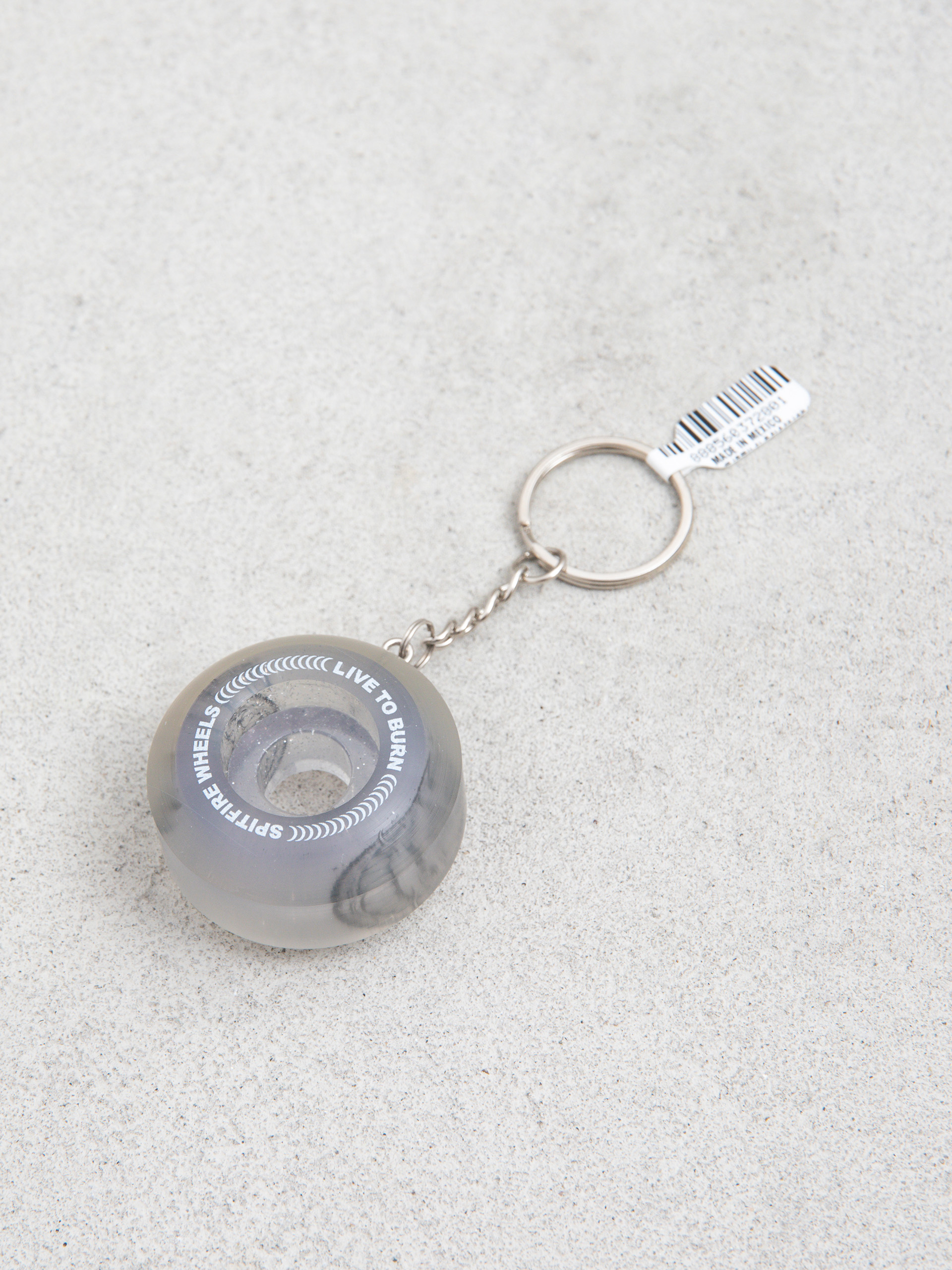 Kulcstartó Spitfire Wheel Keychain (transparent grey)