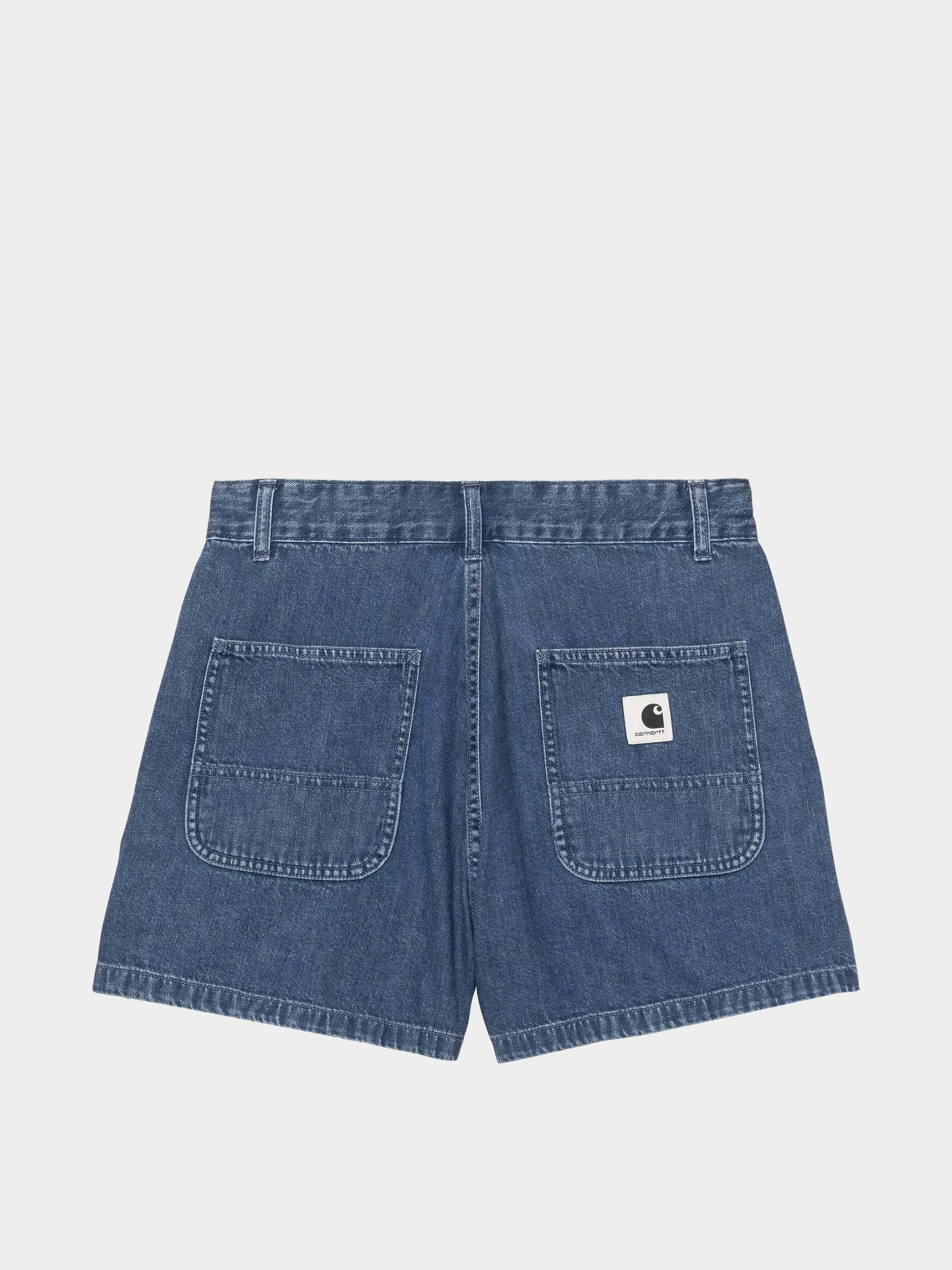 Rövidnadrág Carhartt WIP Lova Wmn (blue stone washed)