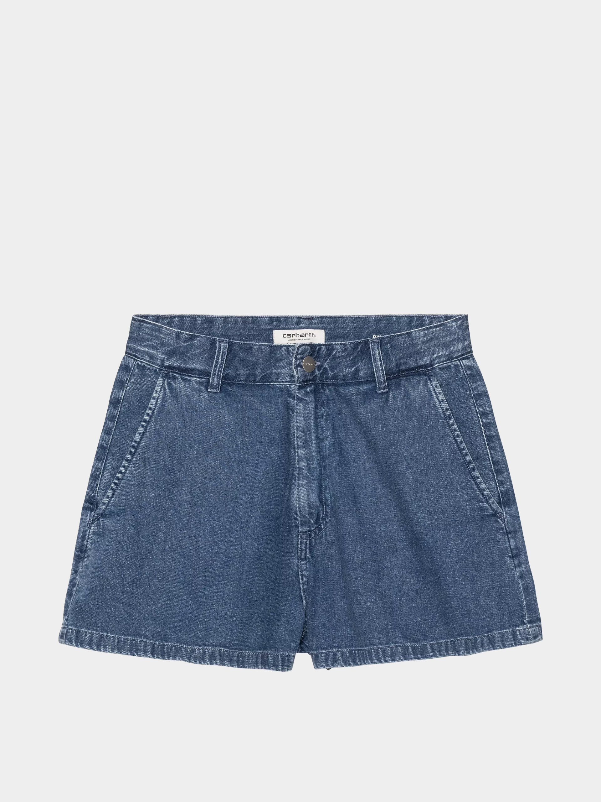 Rövidnadrág Carhartt WIP Lova Wmn (blue stone washed)