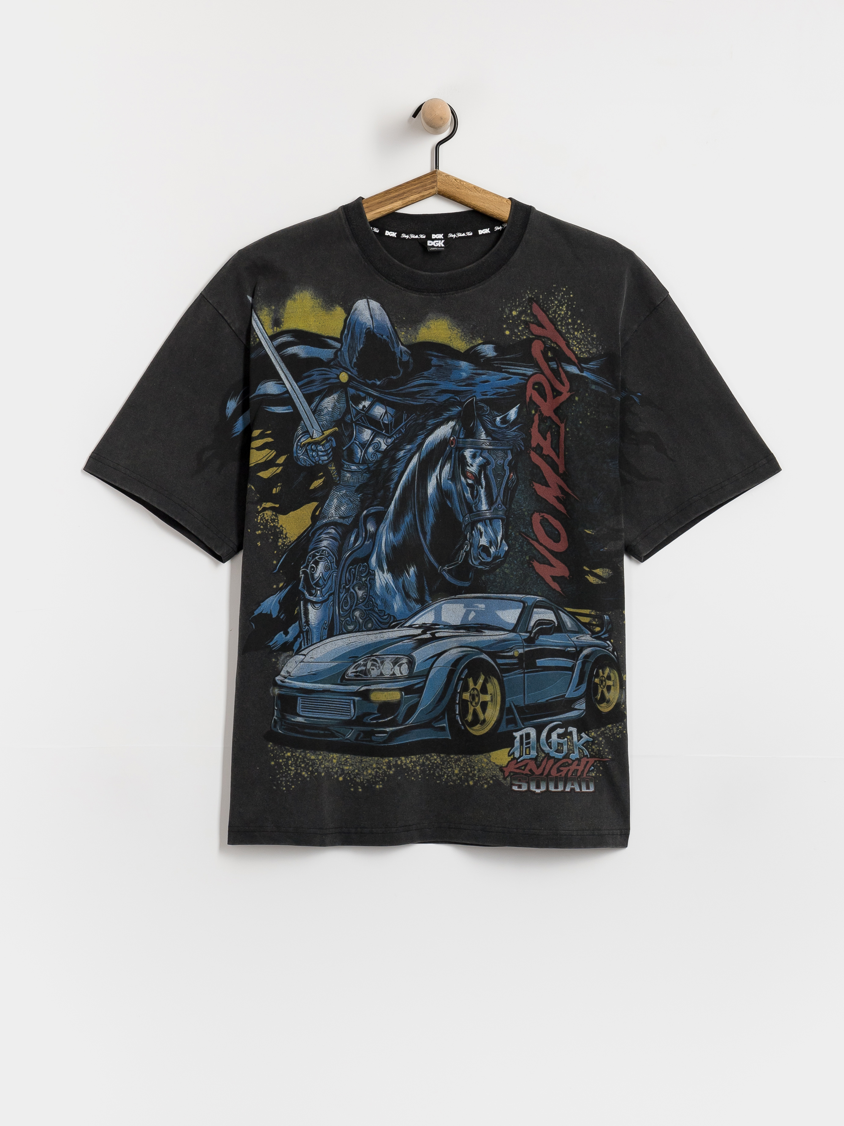 Póló DGK Black Knight (vintage black)