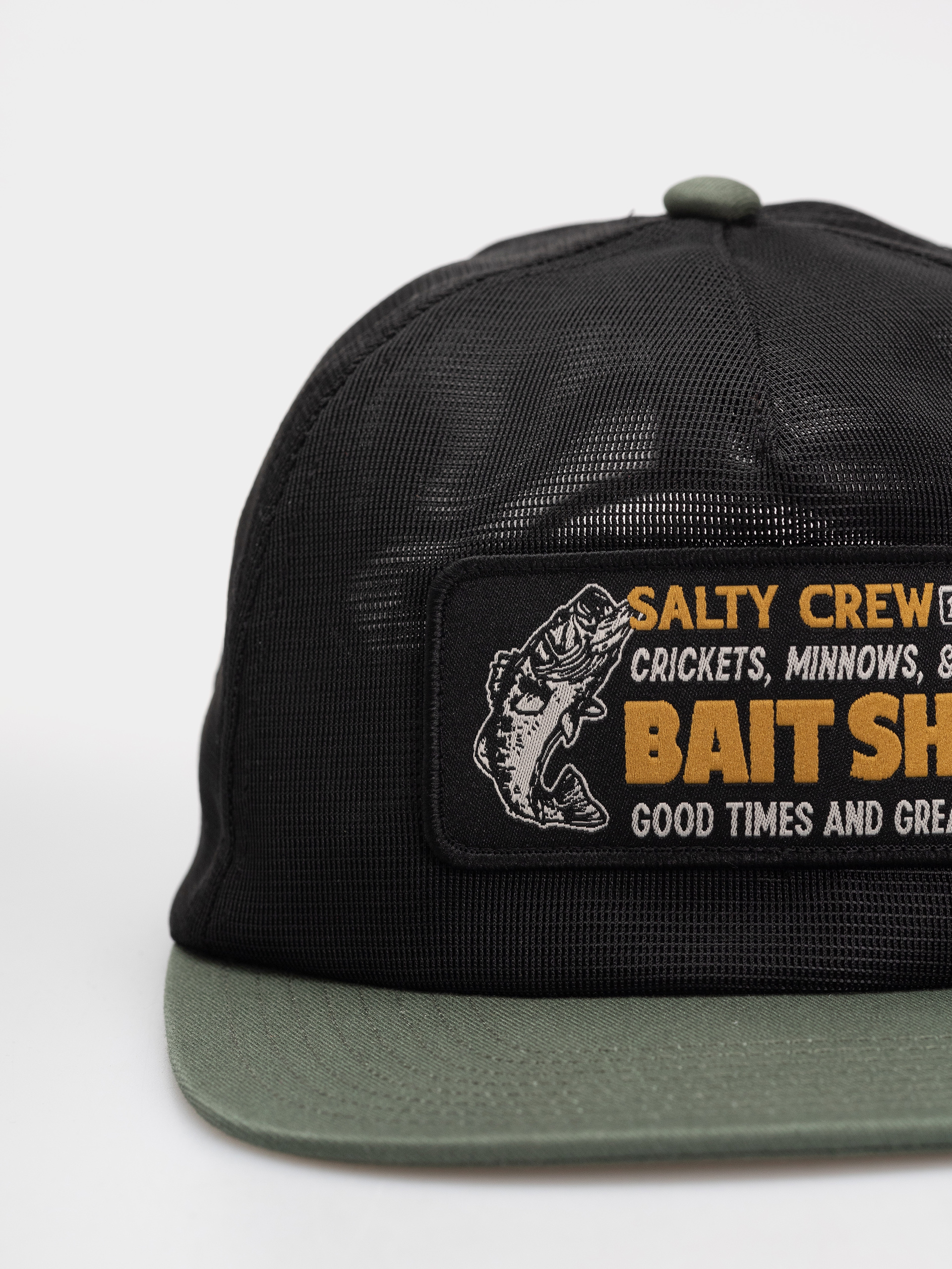 Baseball sapka Salty Crew Bait Shop Trucker (green/black)