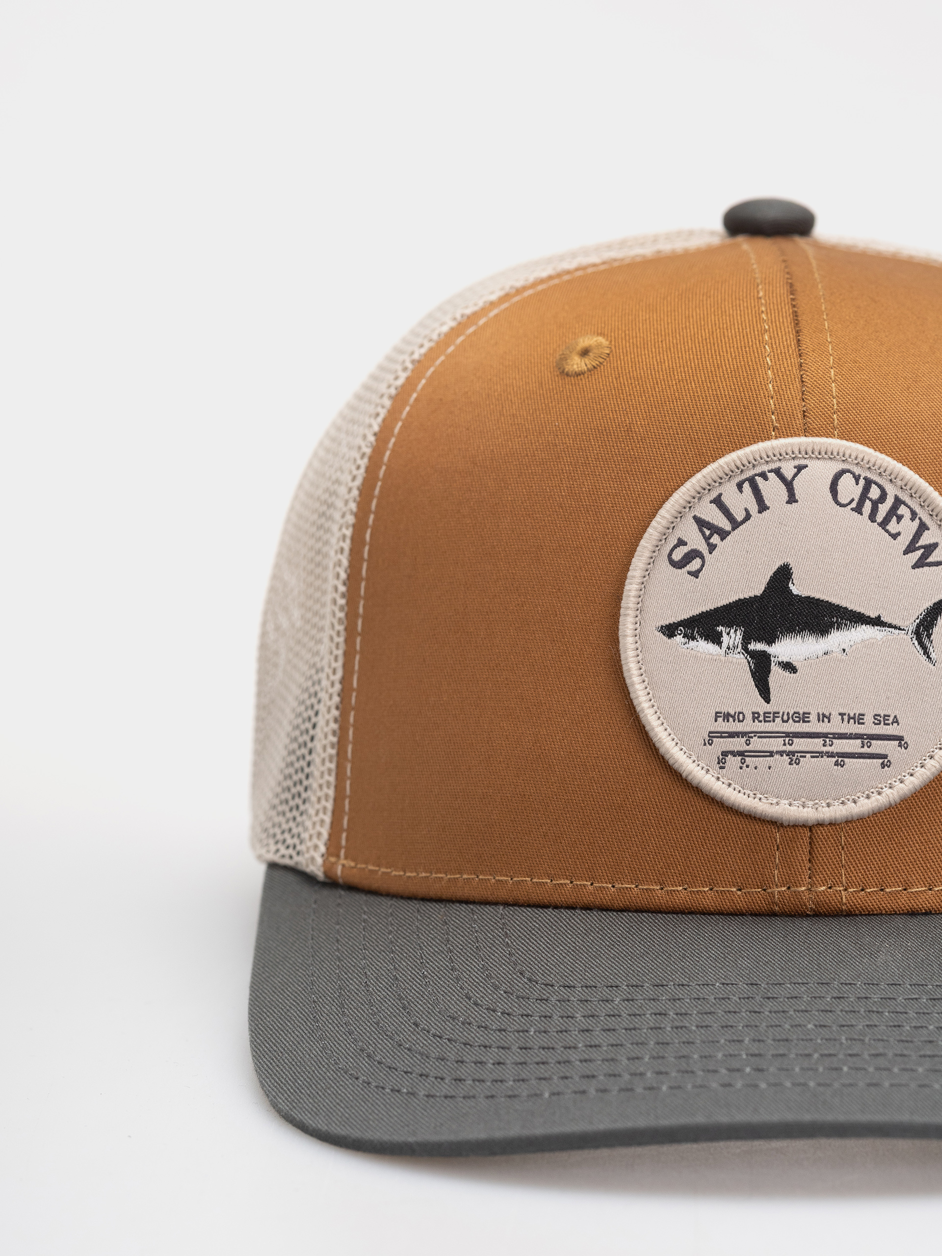 Baseball sapka Salty Crew Bruce Trucker (brown/iron)