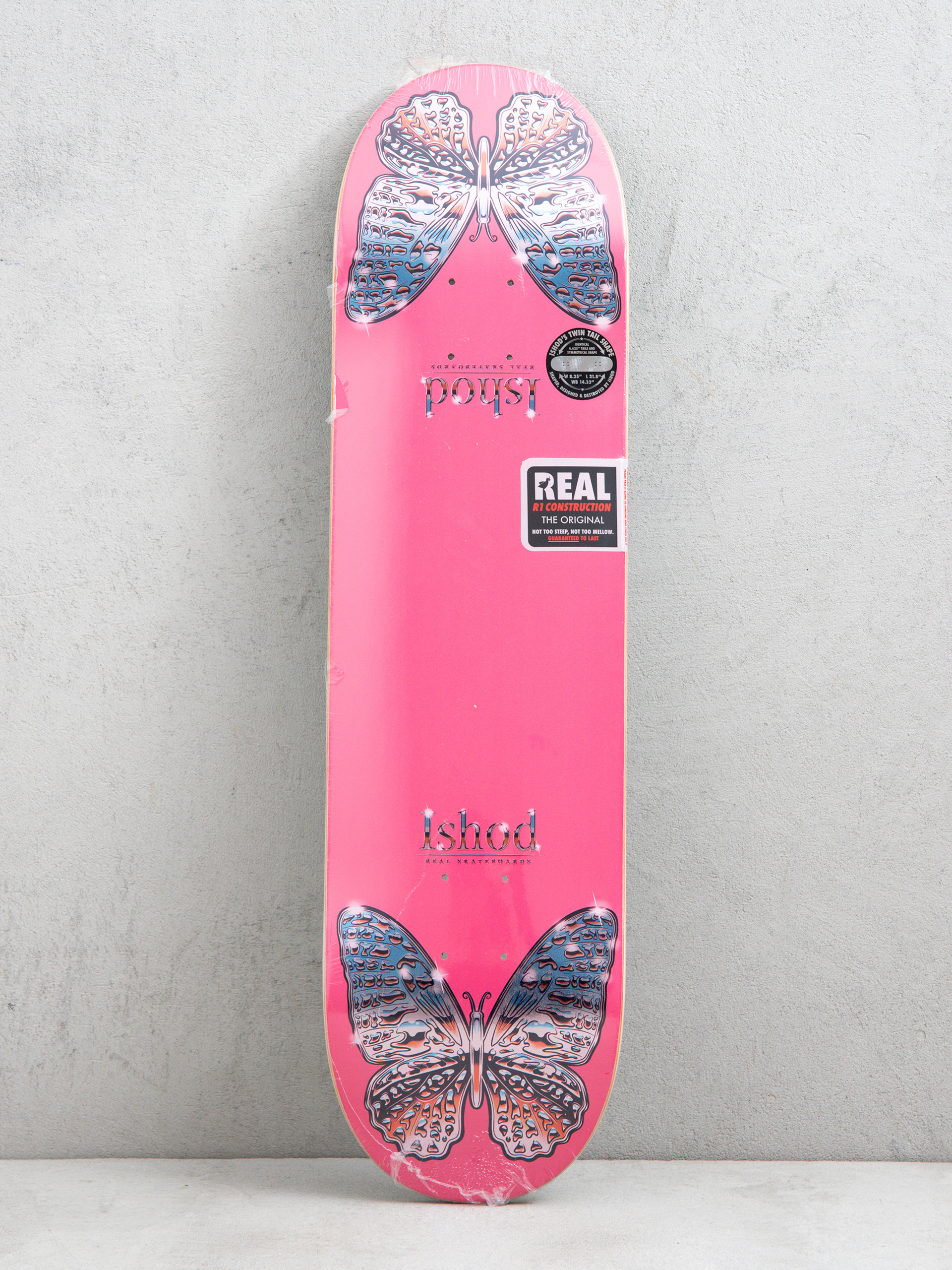 Real Ishod Mariposa Chrome Twin Tail Gu00f6rdeszka lap (pink)