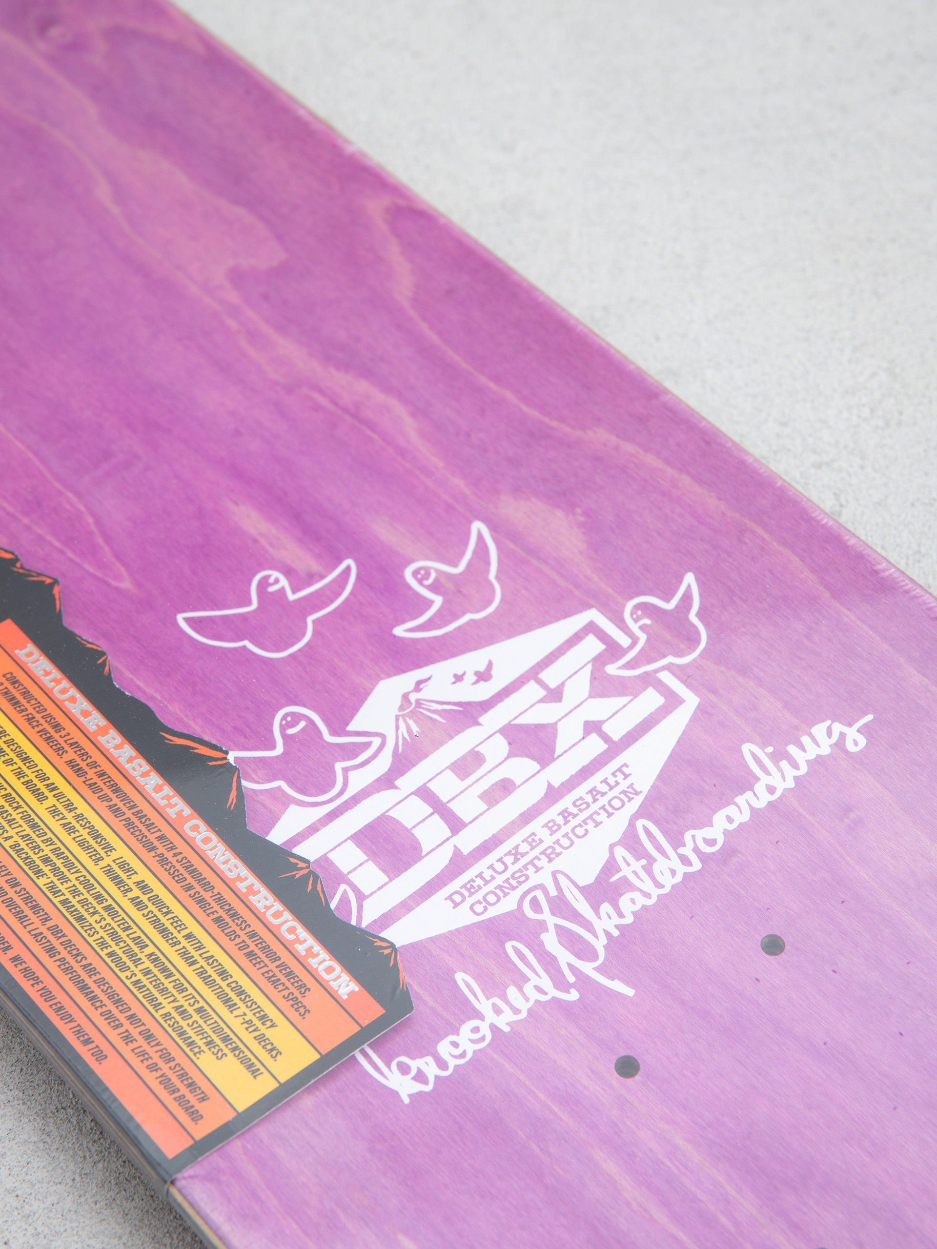 Krooked Manderson Chain Frame Gördeszka lap (red)