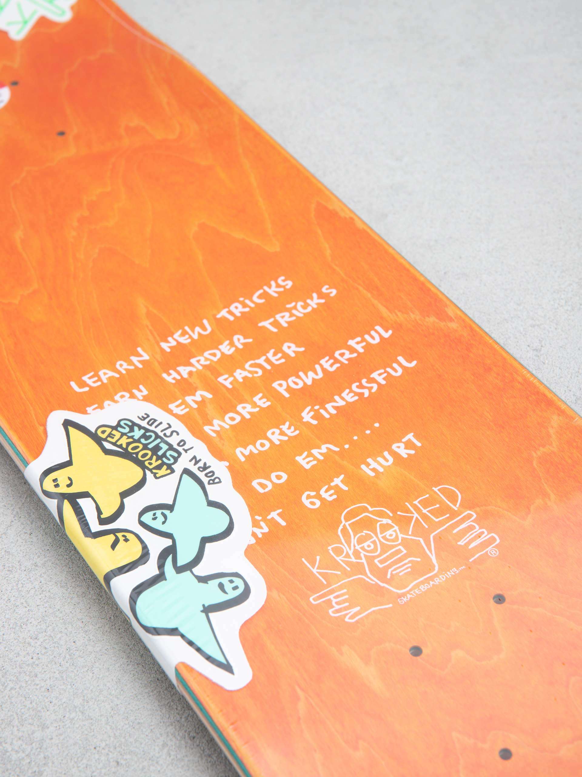 Krooked Worrest Chrome Zone Gördeszka lap (black)