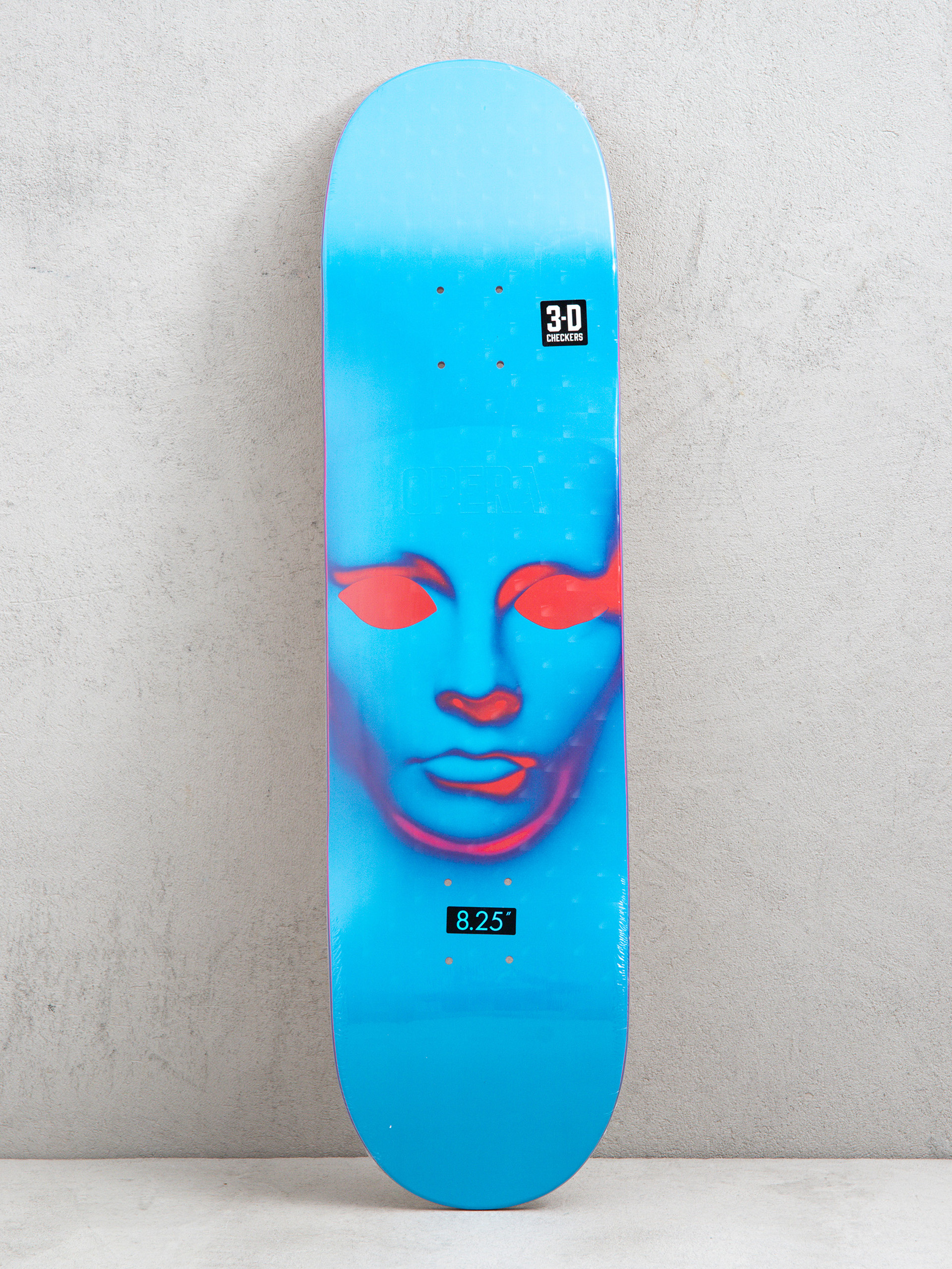 Opera Face Gördeszka lap (blue hologrpahic)