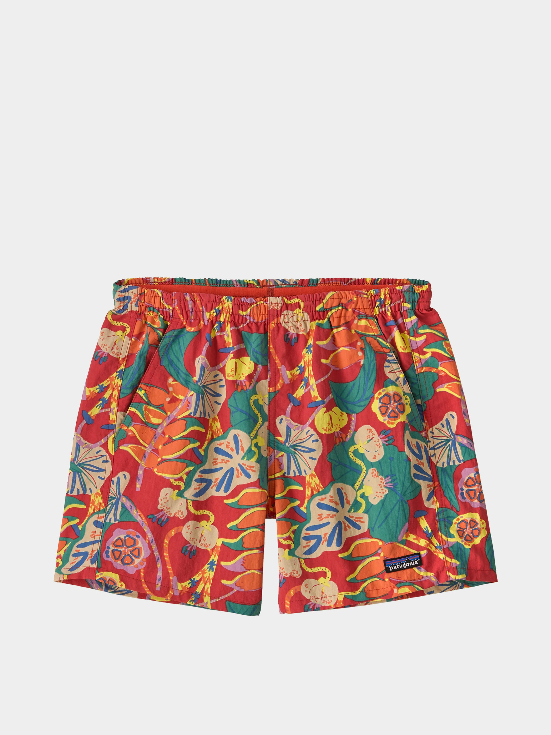 Rövidnadrág Patagonia Baggies 5in Wmn (tropiclimb/hot ember)