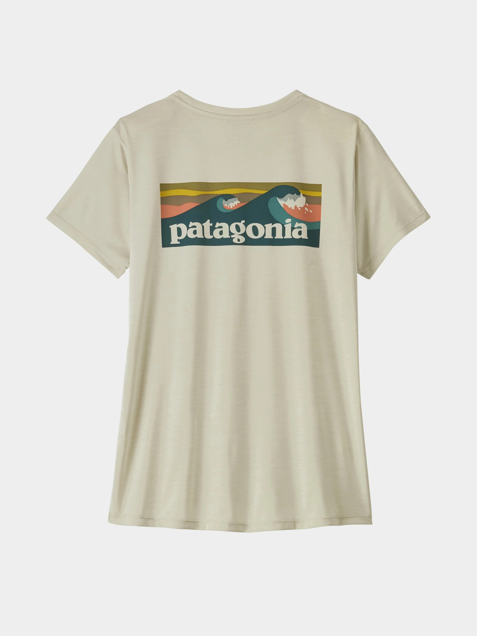 Póló Patagonia Capilene Cool Boardshort Logo Wmn (dyno white)