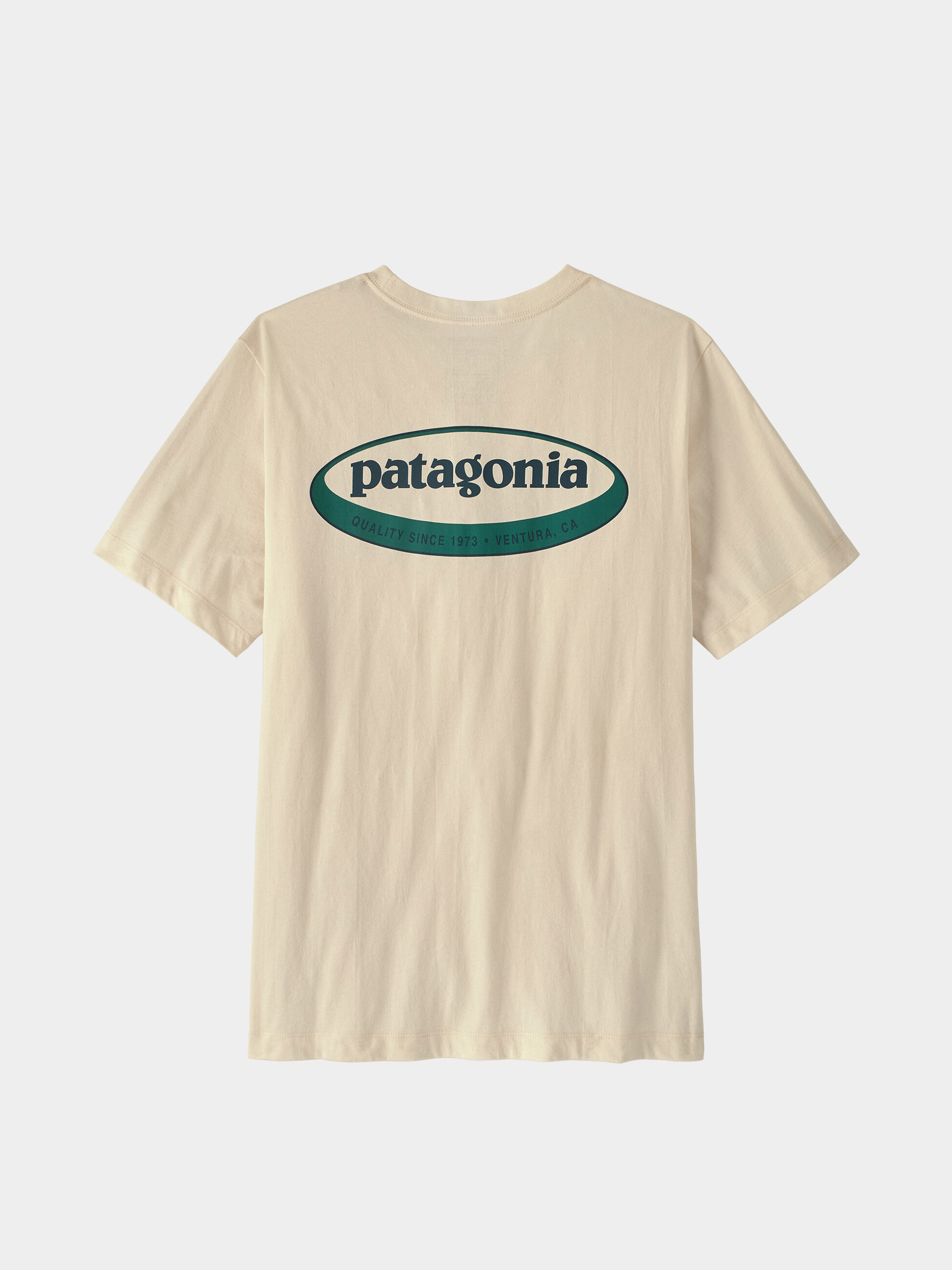 Póló Patagonia 95 Oval Logo (undyed natural)