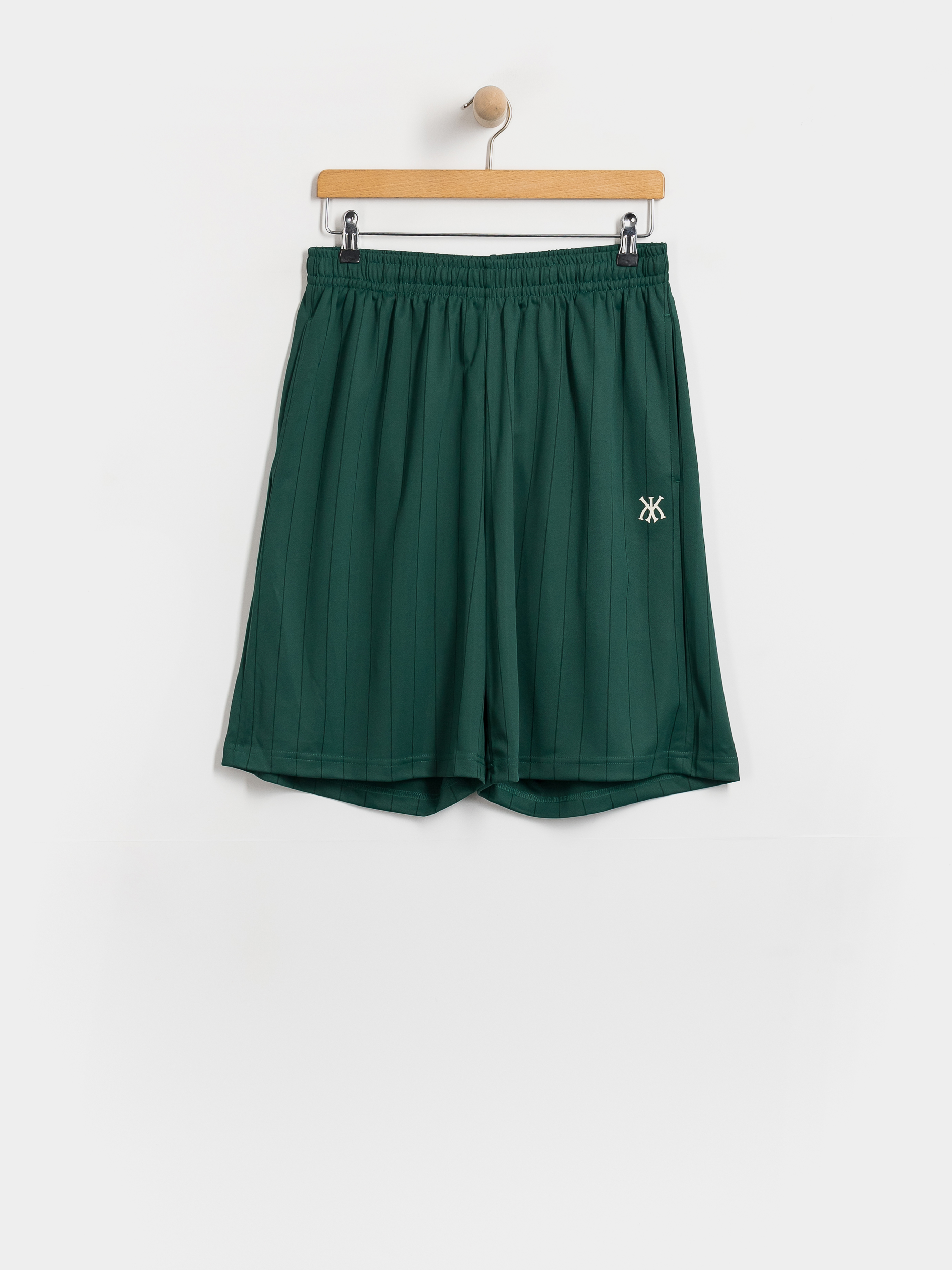 Rövidnadrág Karl Kani Insignia Shadow Pinstripe Soccer (green)