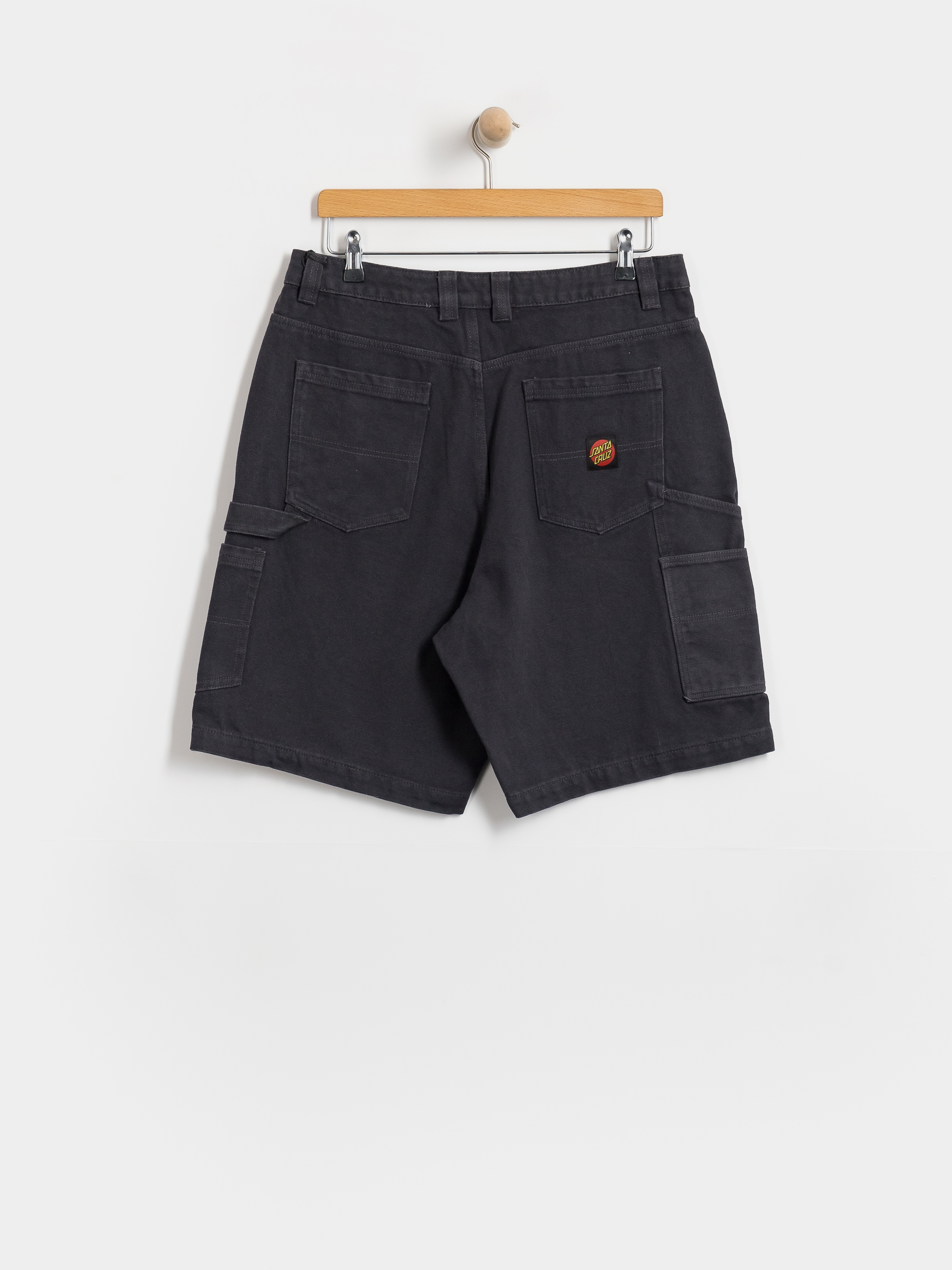 Rövidnadrág Santa Cruz Carpenter Big (washed black canvas)