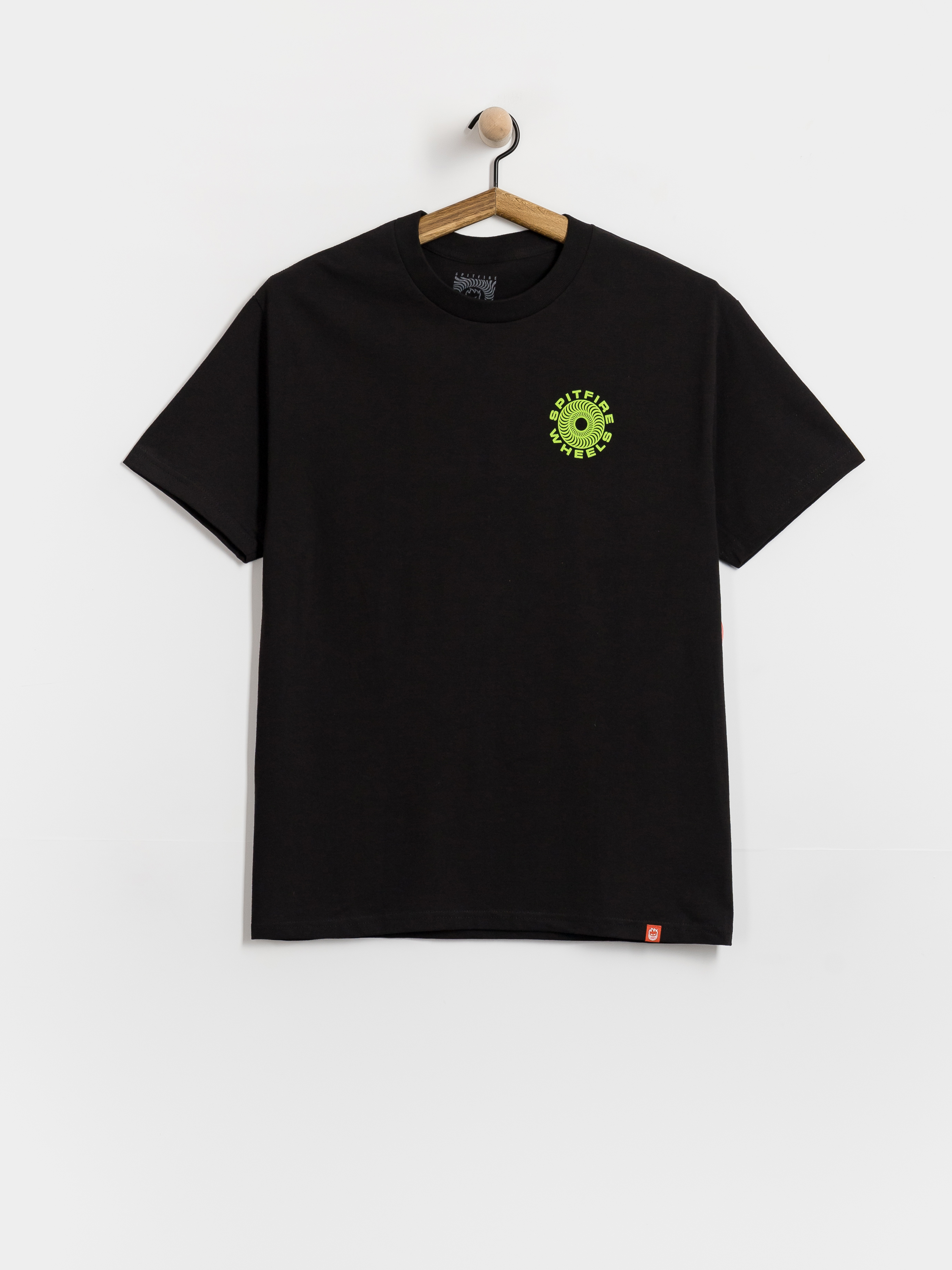 Póló Spitfire Classic 87 Swirl Fill (black w/green white prints)