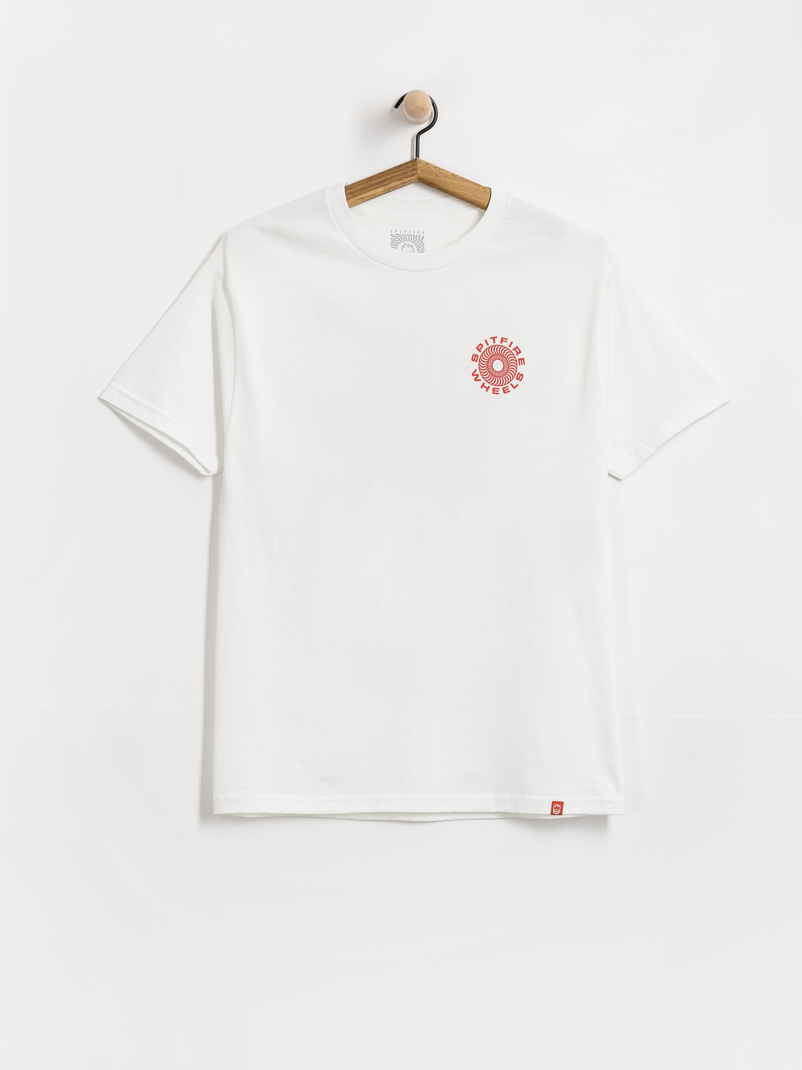 Póló Spitfire Classic 87 Swirl Fill (white w/red black prints)