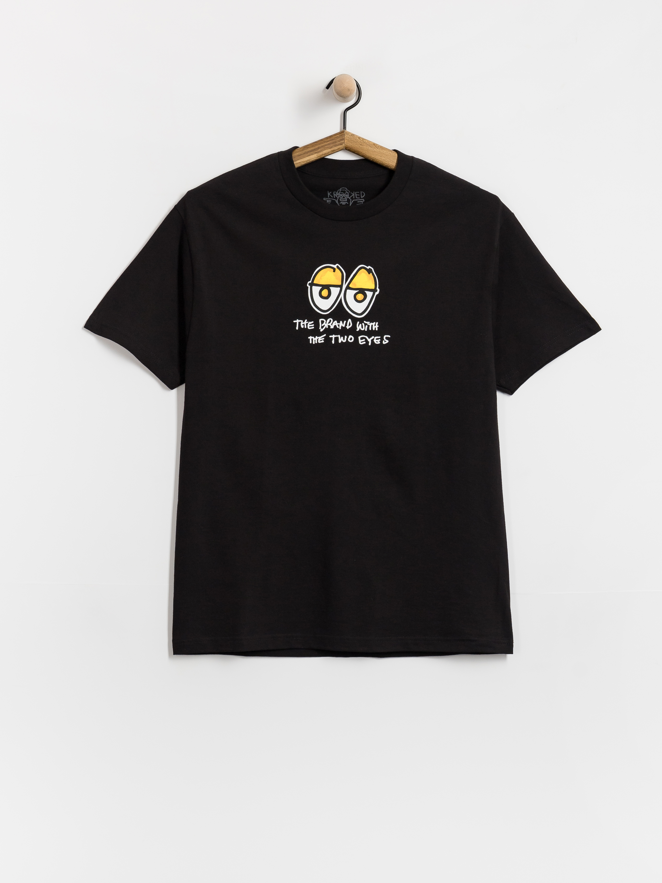 Póló Krooked Two Eyes Fill (black w/multi color print)