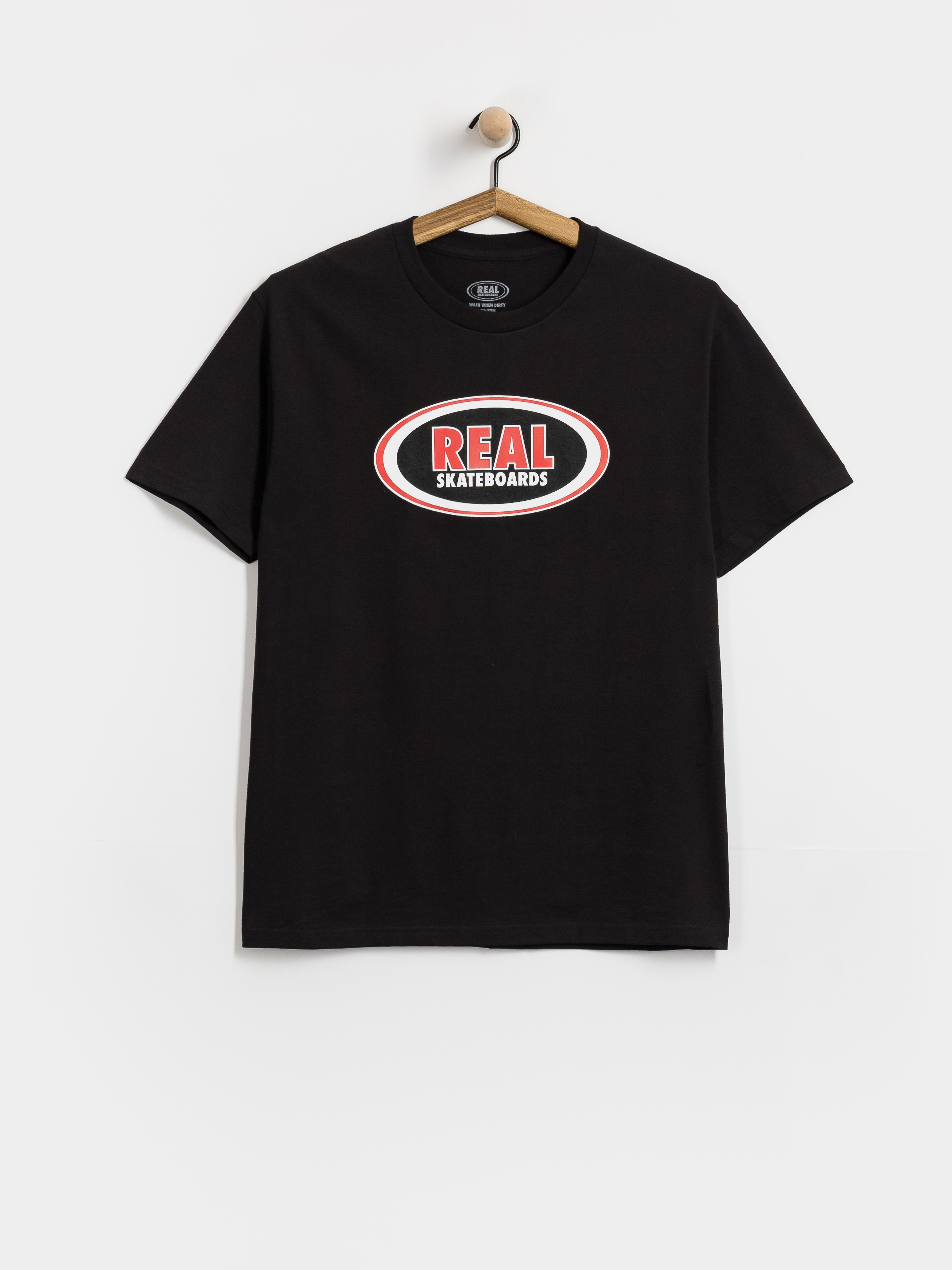 Pu00f3lu00f3 Real Oval (black w/red white black print)