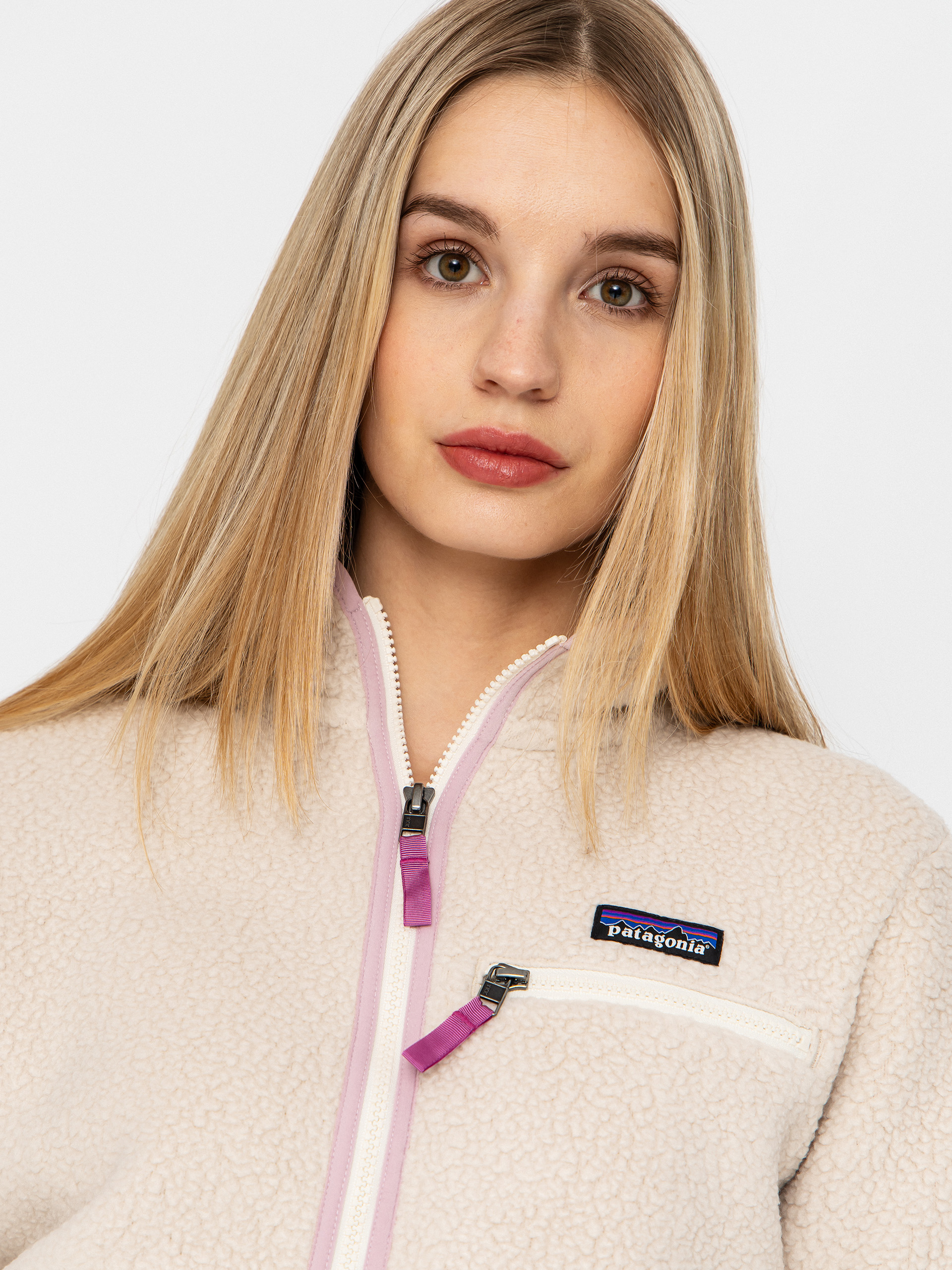 Női Patagonia Retro Pile Marsupial Polár pulóver (dark natural)