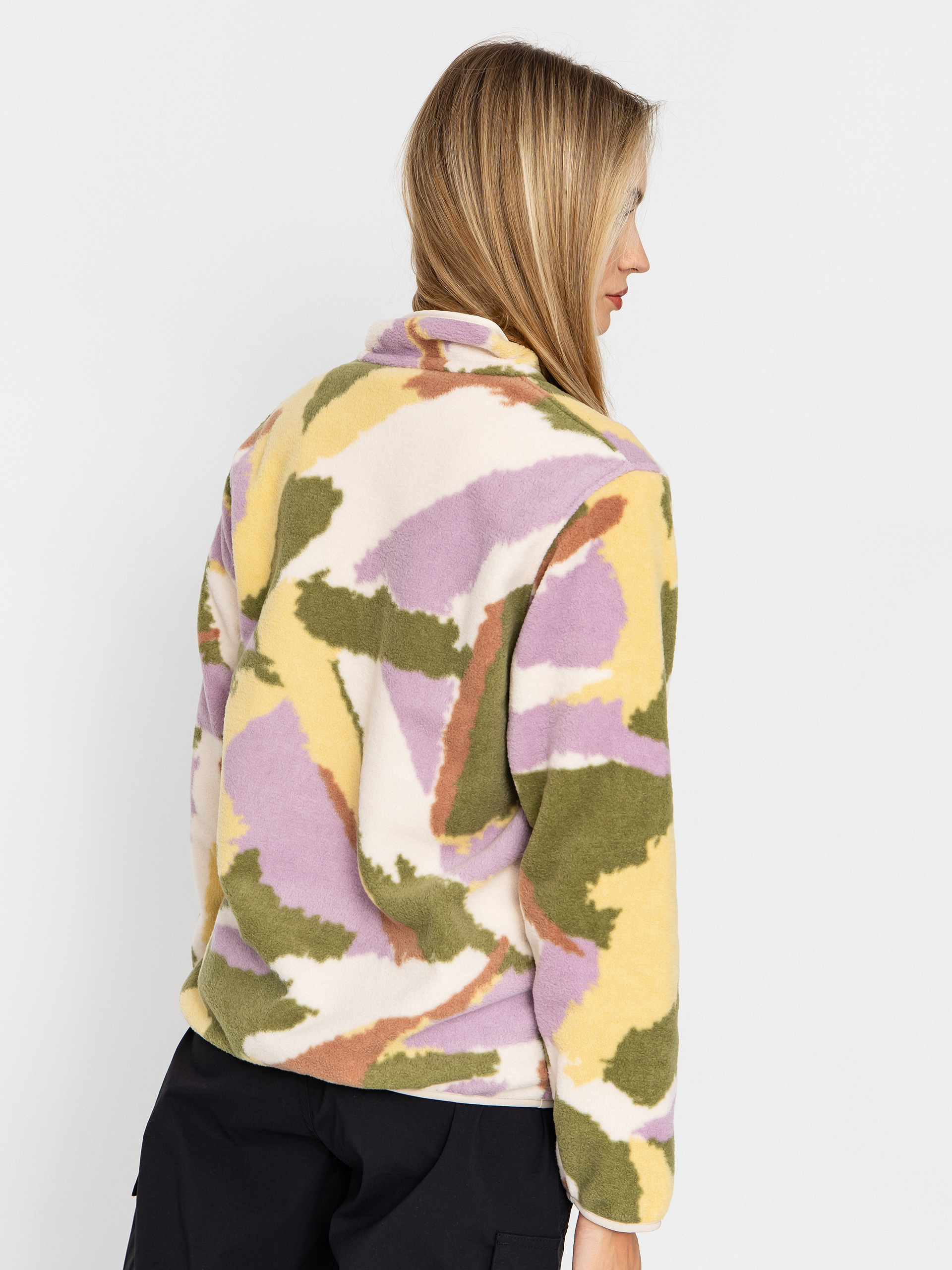 Női Patagonia Lightweight Synchilla Snap T Polár pulóver (sunshine/natural)