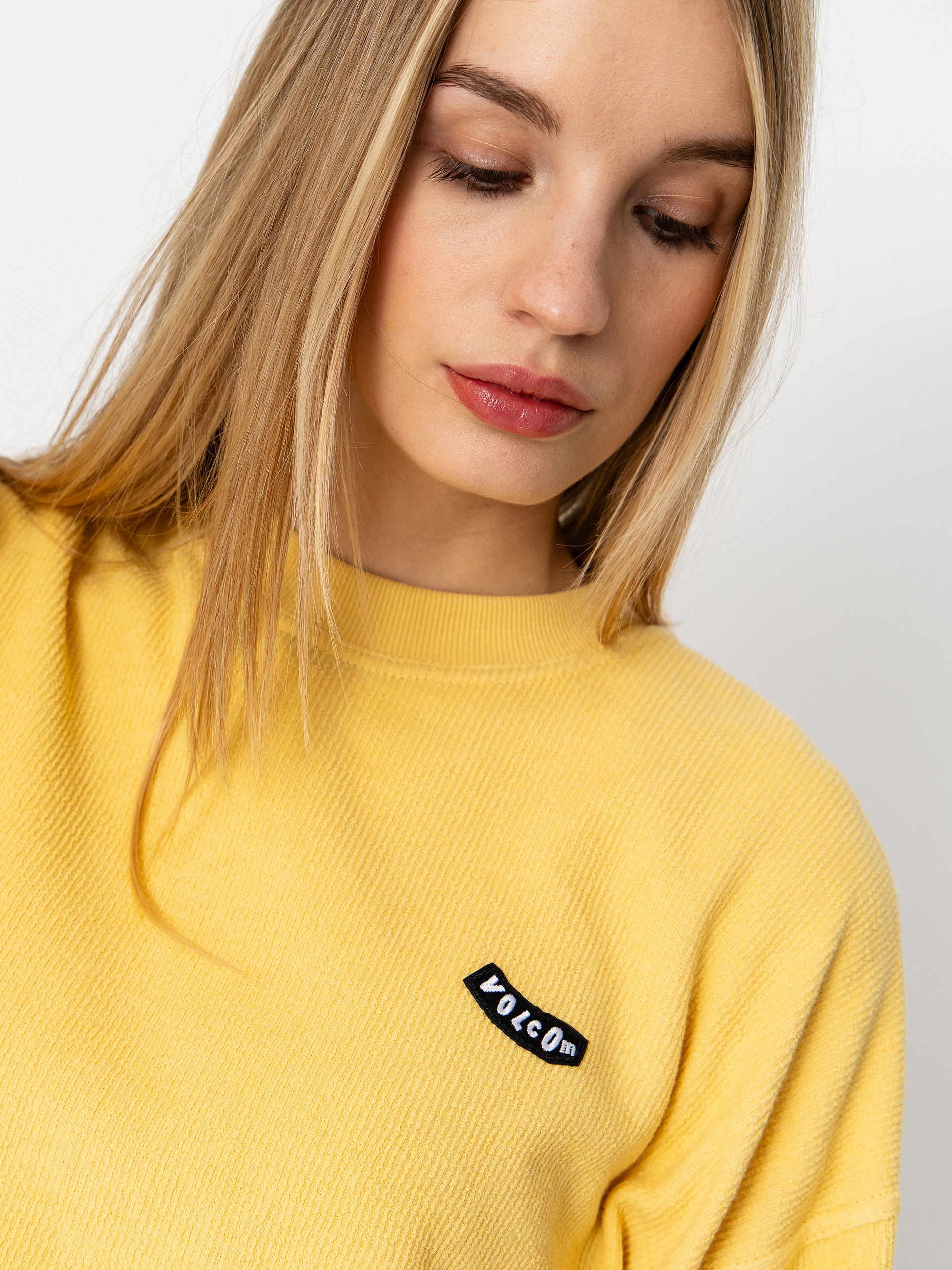 Volcom Sweeterry Crew Wmn Pulóver (sunburst)