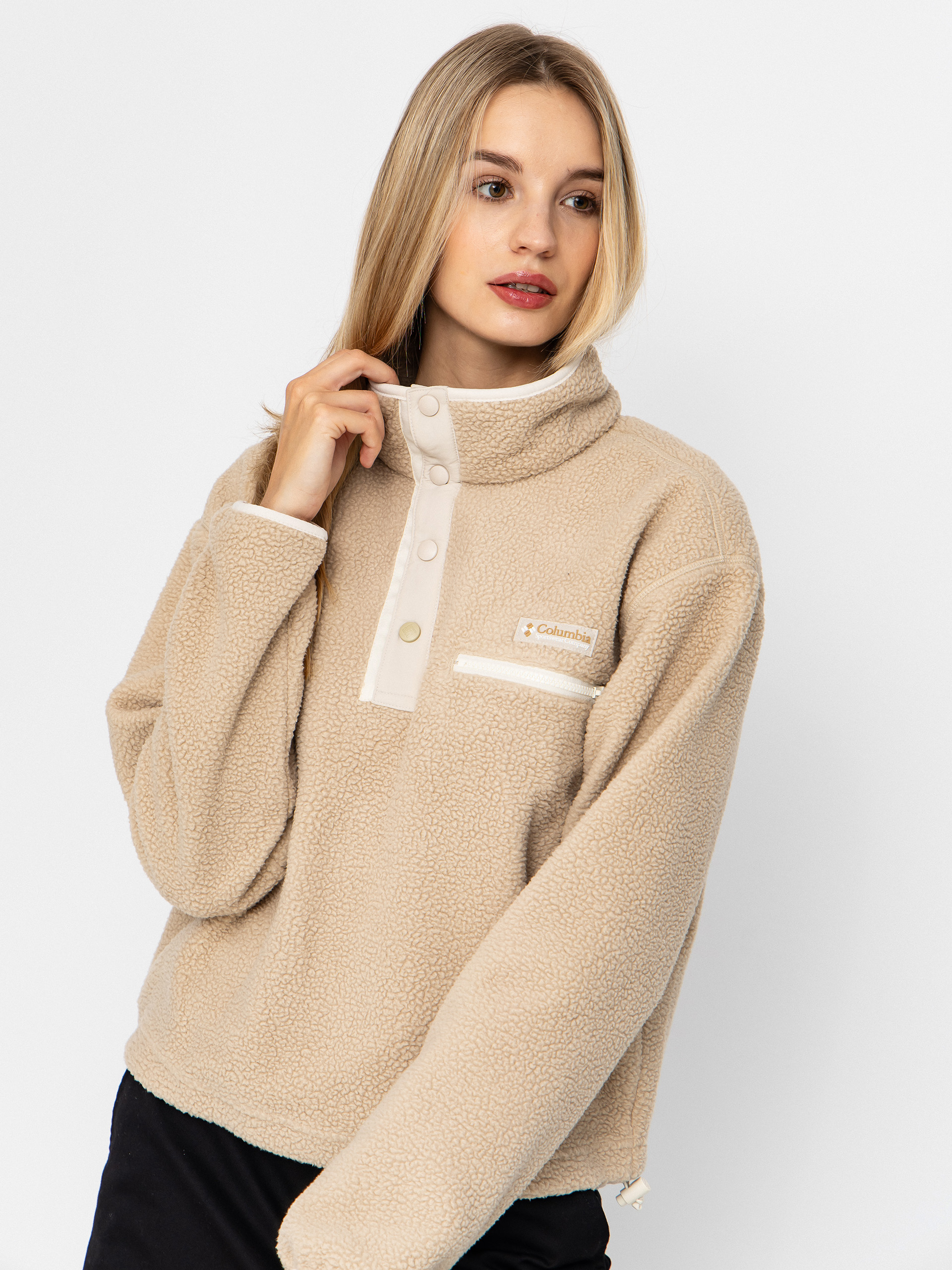 Columbia Helvetia II Cropped Half Snap Wmn Polár pulóver