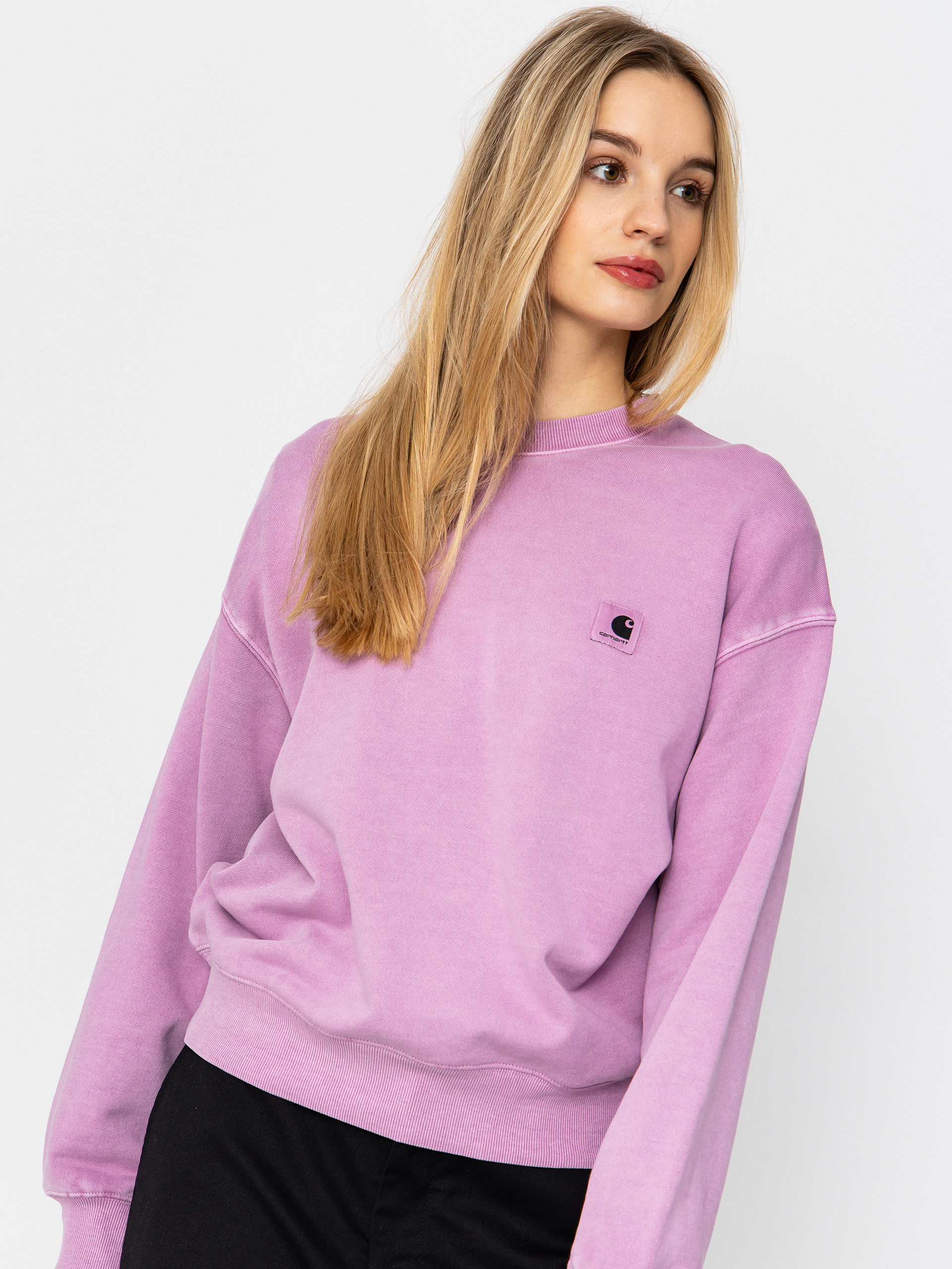 Carhartt WIP Nelson Wmn Pulu00f3ver (gentle purple)