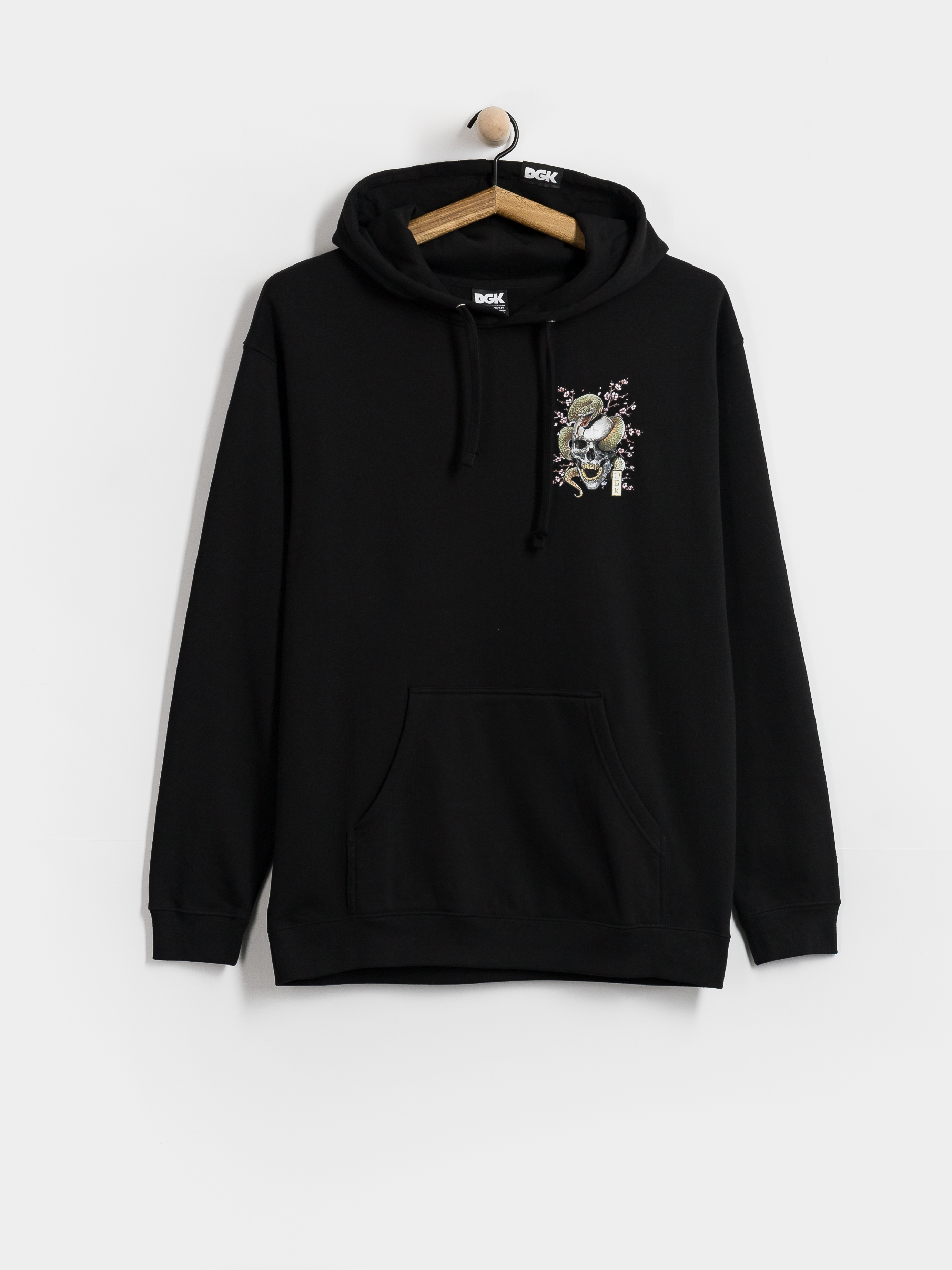 Kapucnis pulóver DGK Strength HD (black)