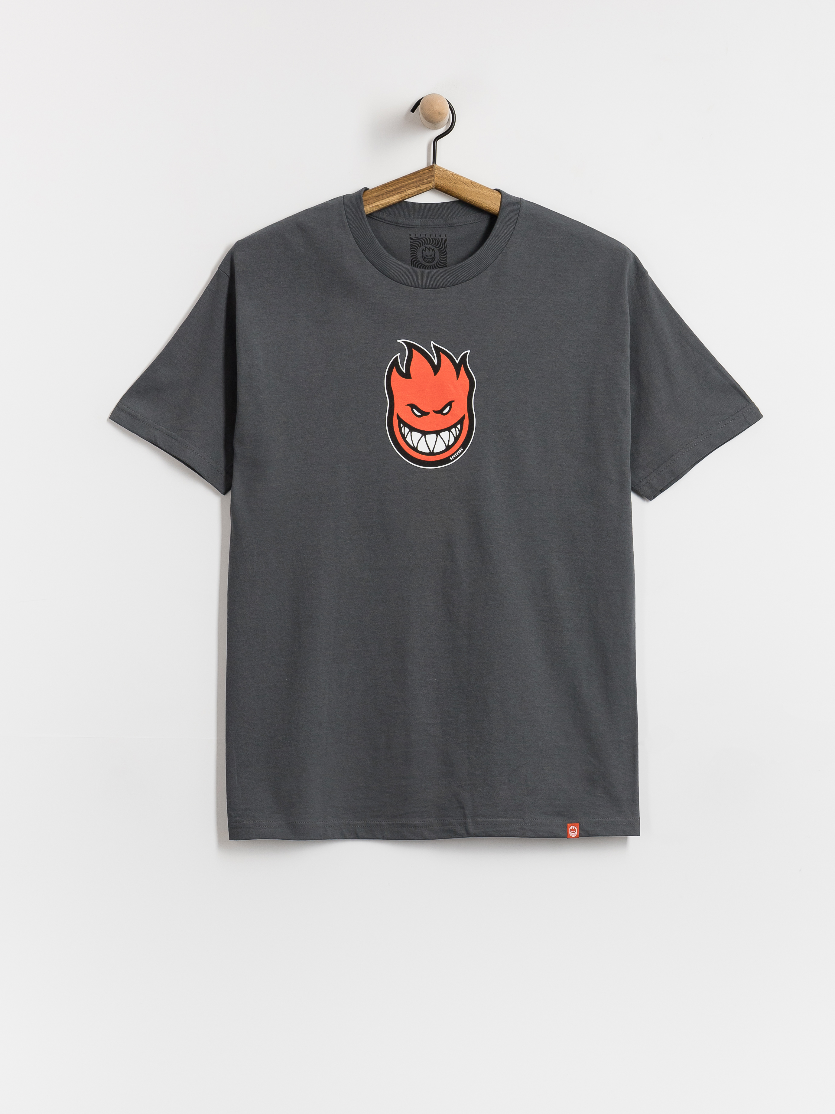 Póló Spitfire Bighead Mid Fill (charcoal w/red black white print)