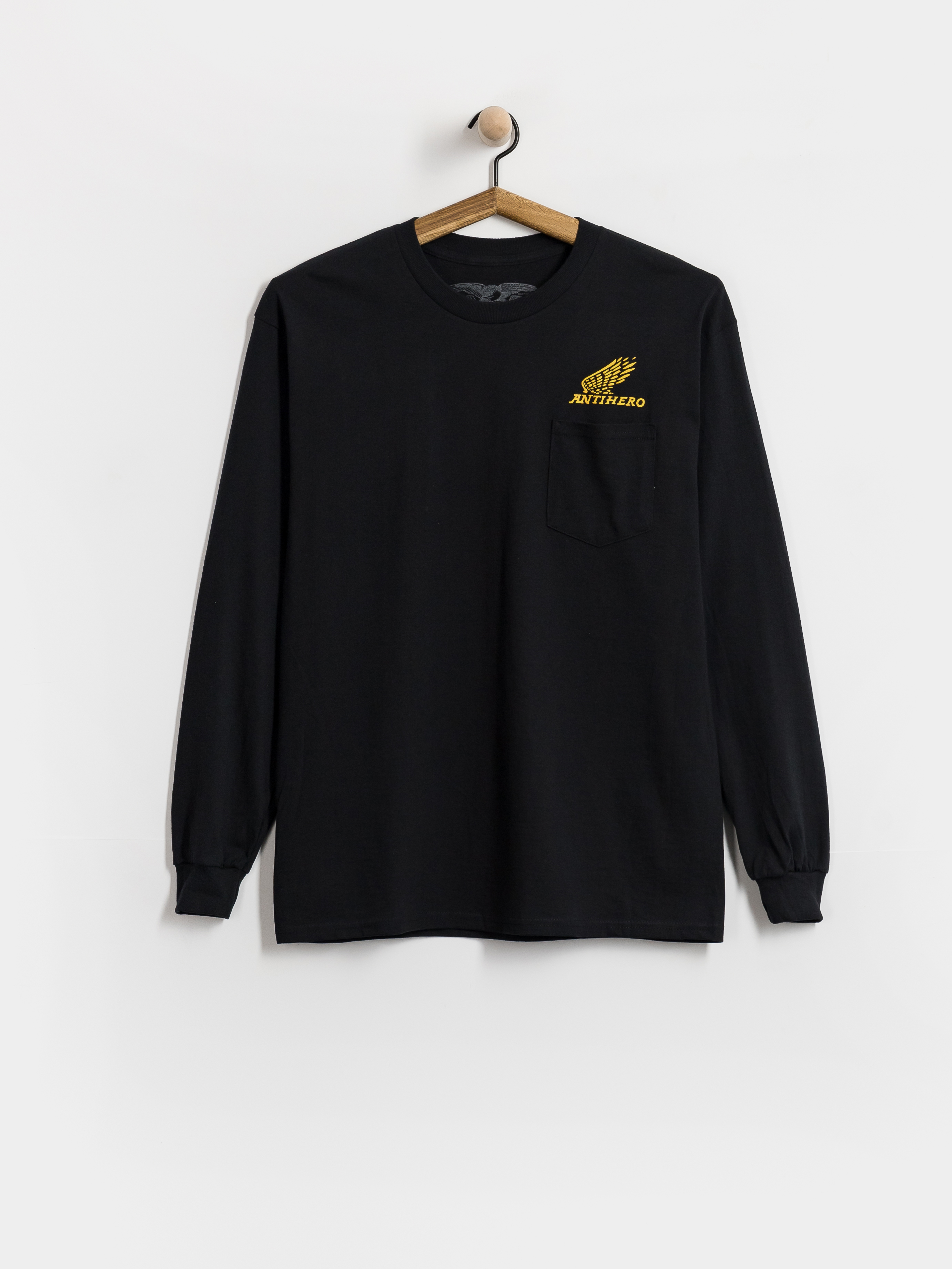 Hosszú ujjú felső Antihero Motorized (black w/gold print)