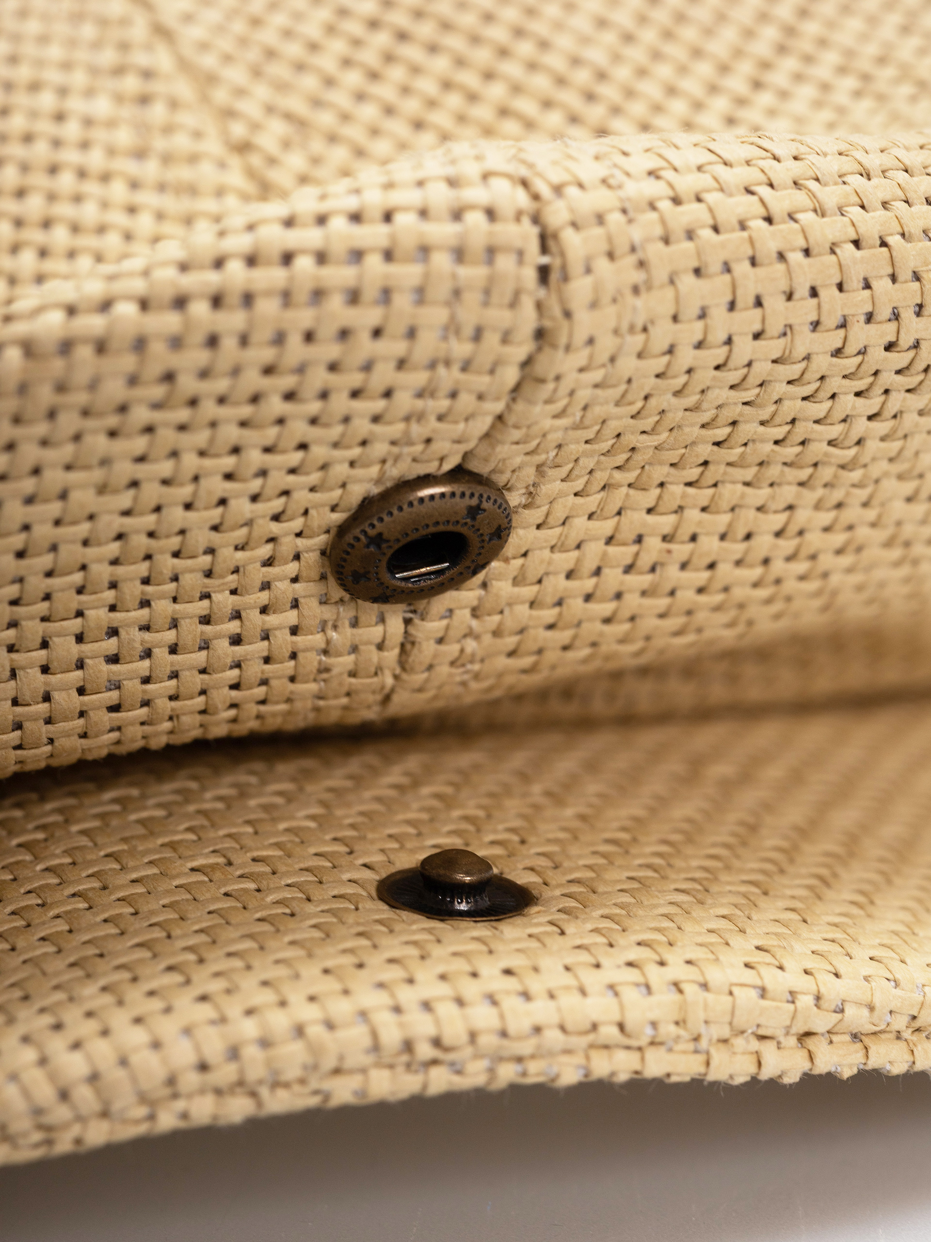 Flat cap Brixton Brood Lw Snap Cap (dark tan straw)