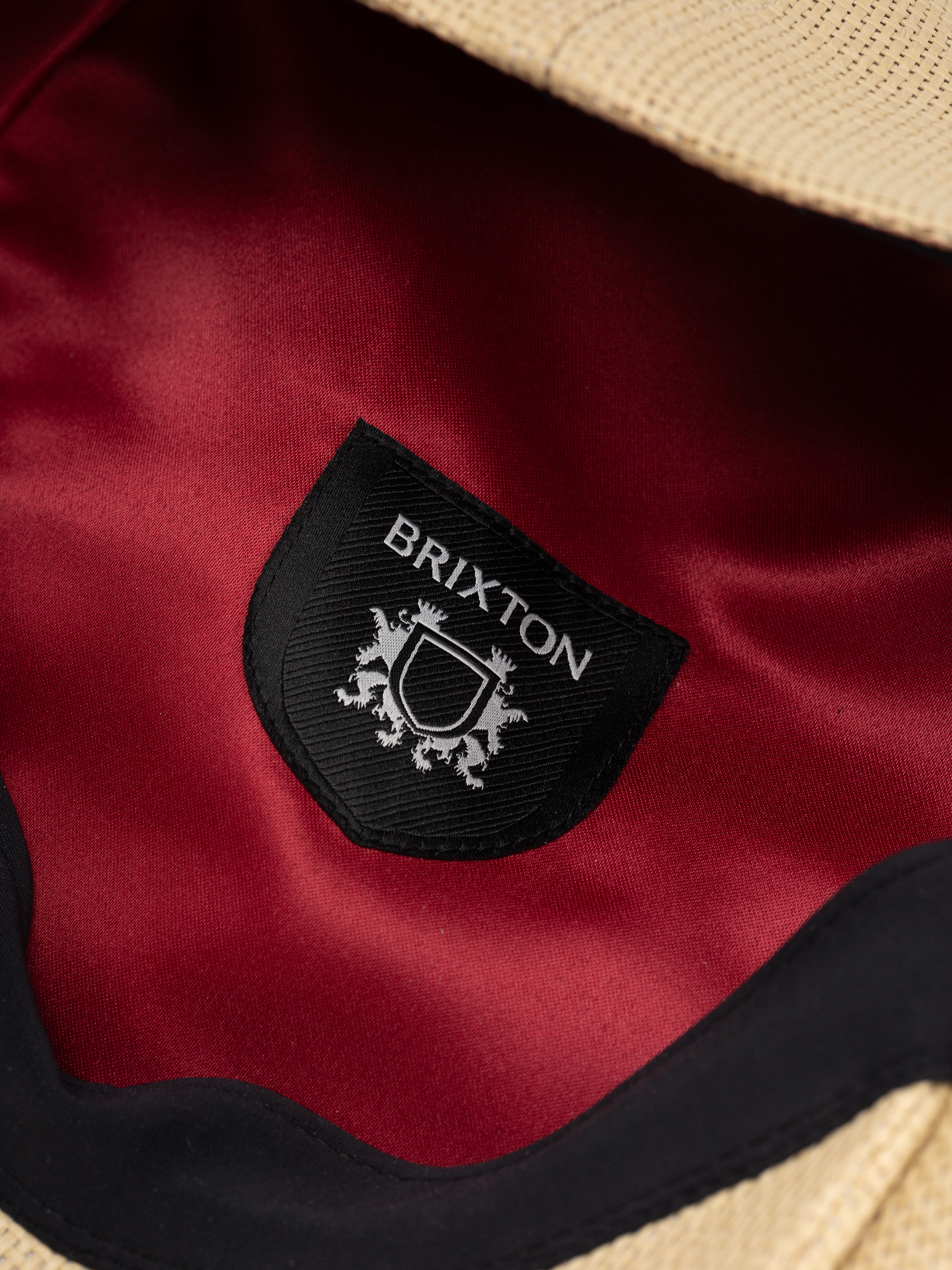 Flat cap Brixton Brood Lw Snap Cap (dark tan straw)