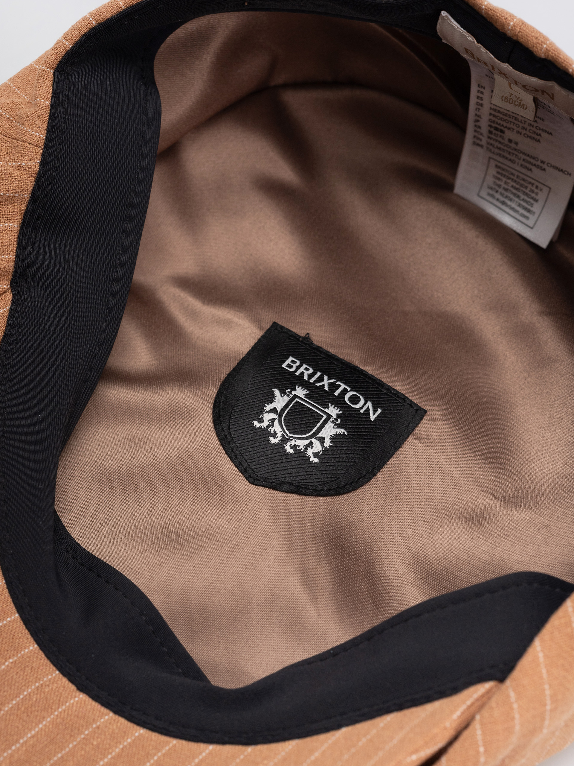 Flat cap Brixton Brood Lw Snap Cap Wmn (italian clay linen)