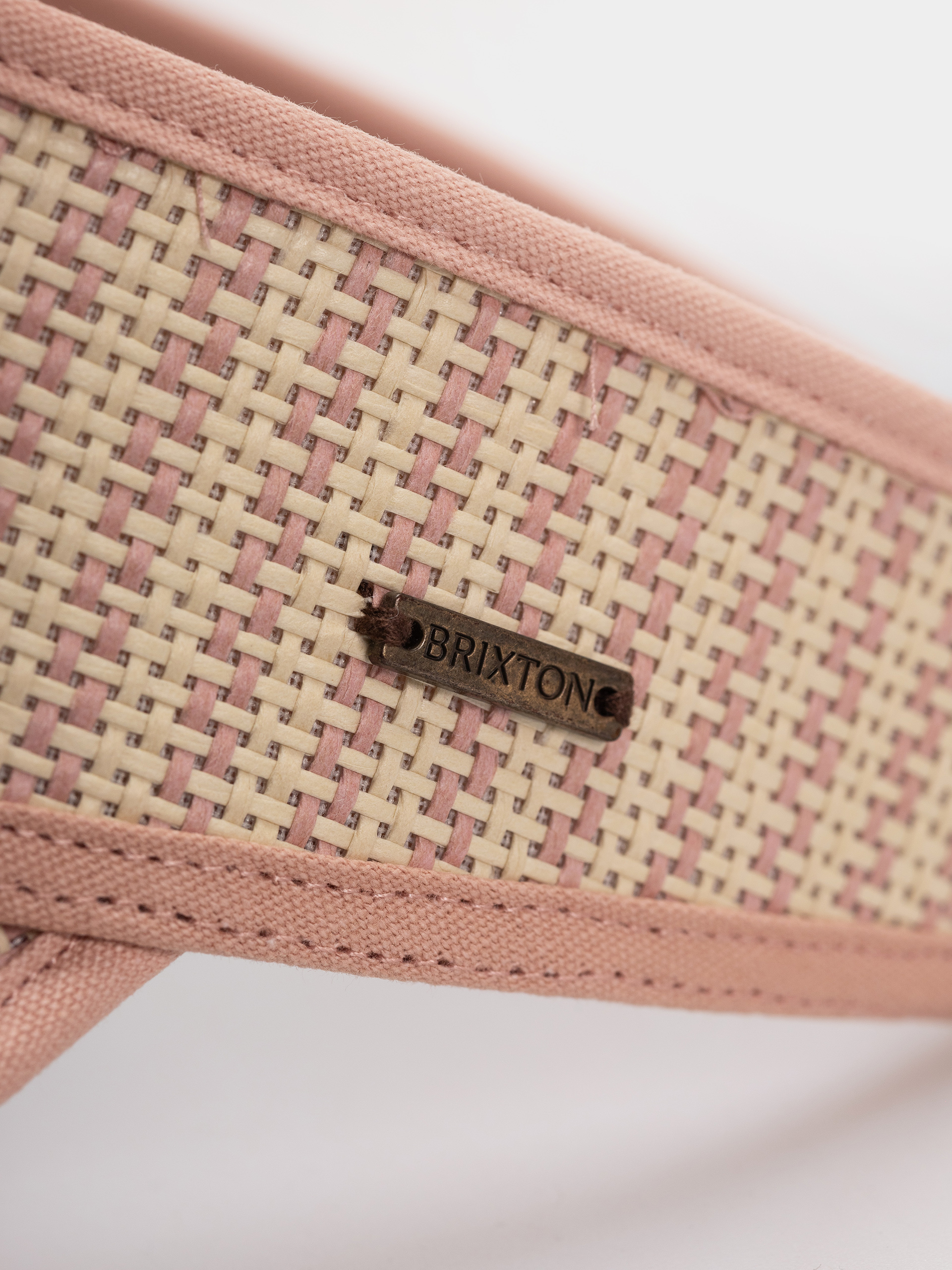 Baseball sapka Brixton Newport Straw Visor Wmn (italian clay natural)