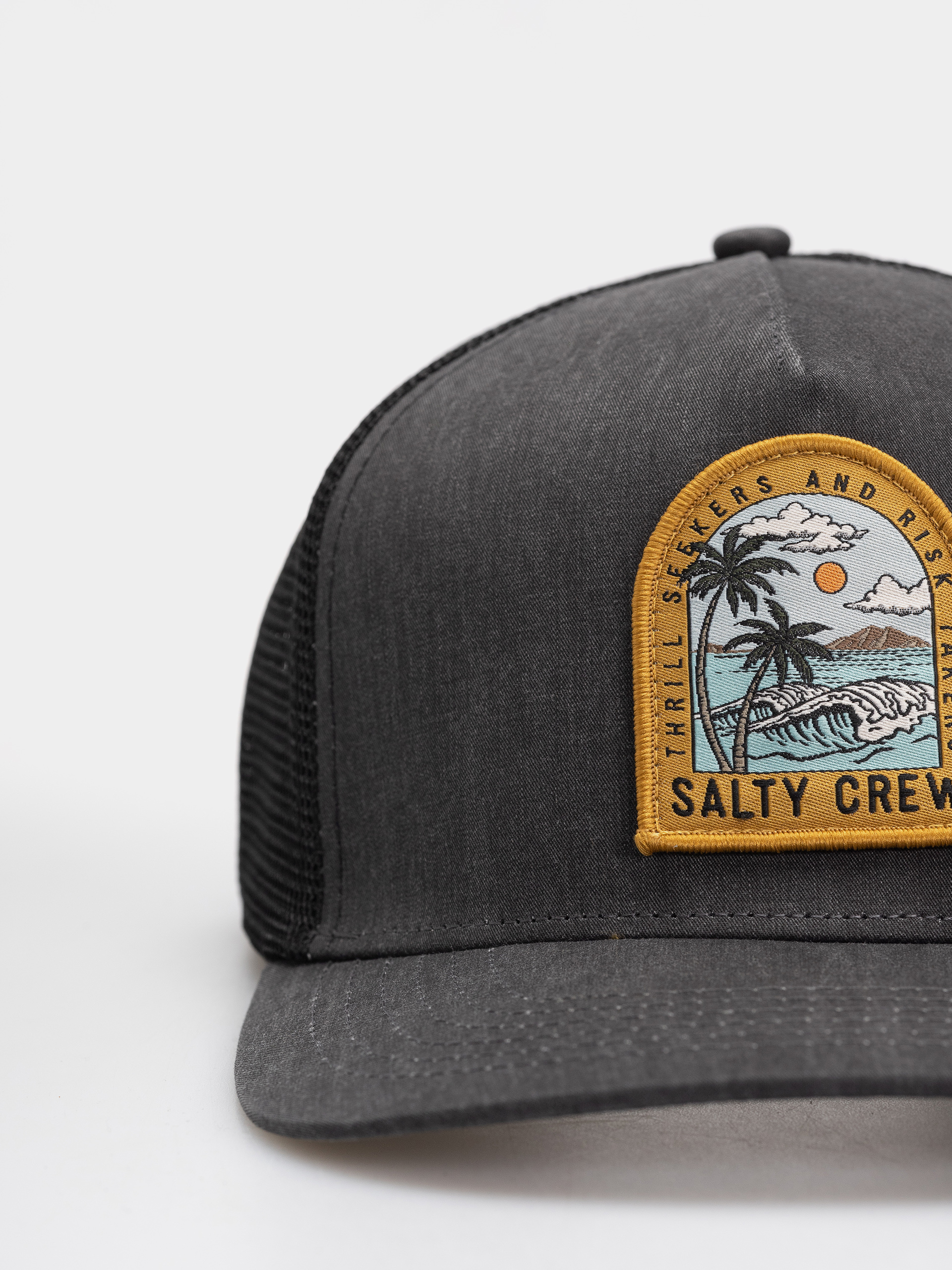 Baseball sapka Salty Crew Archway Trucker (black)