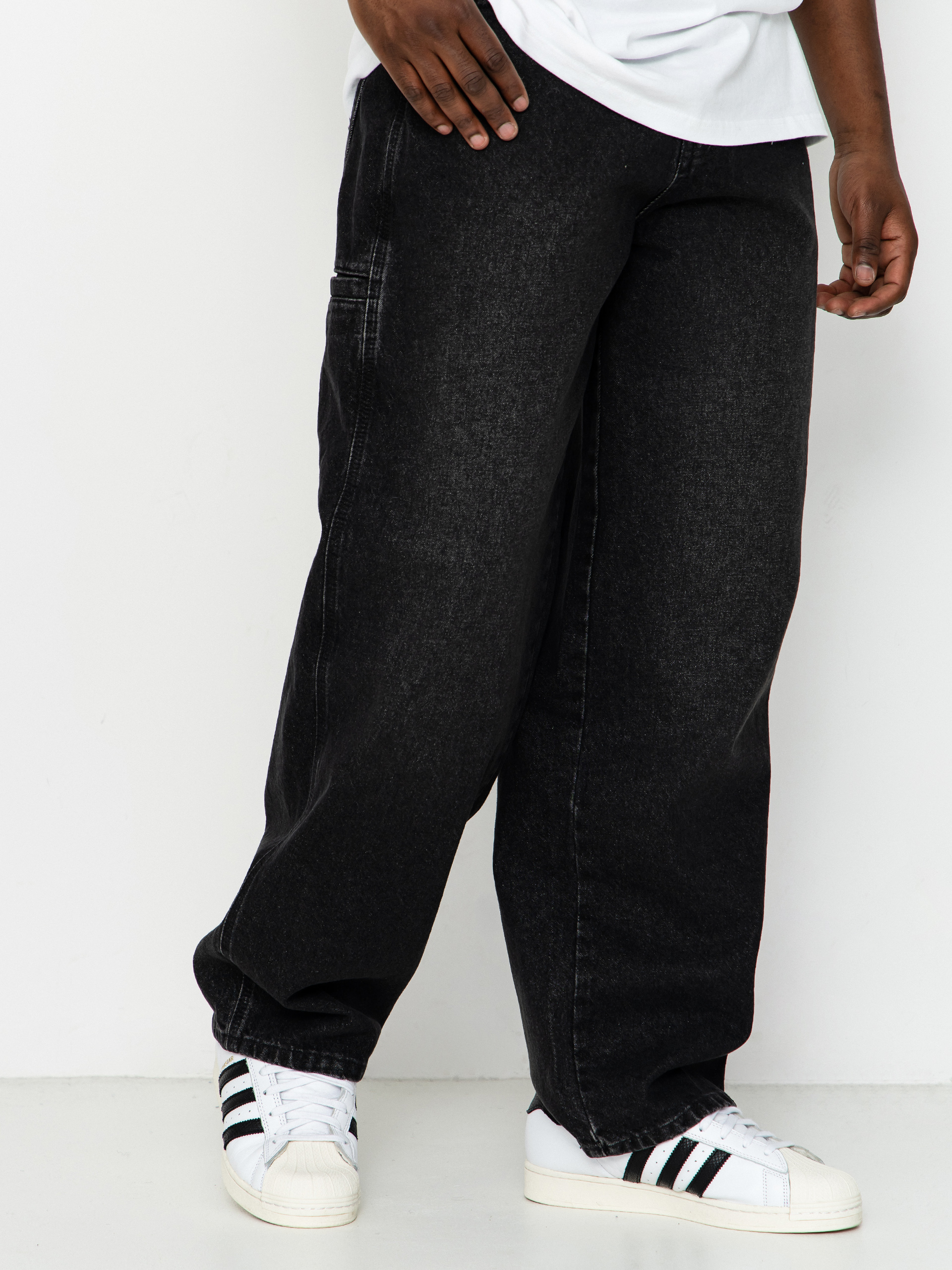 Dickies 958 Baggy Tapered Work Kisnadrág (black wash faded)