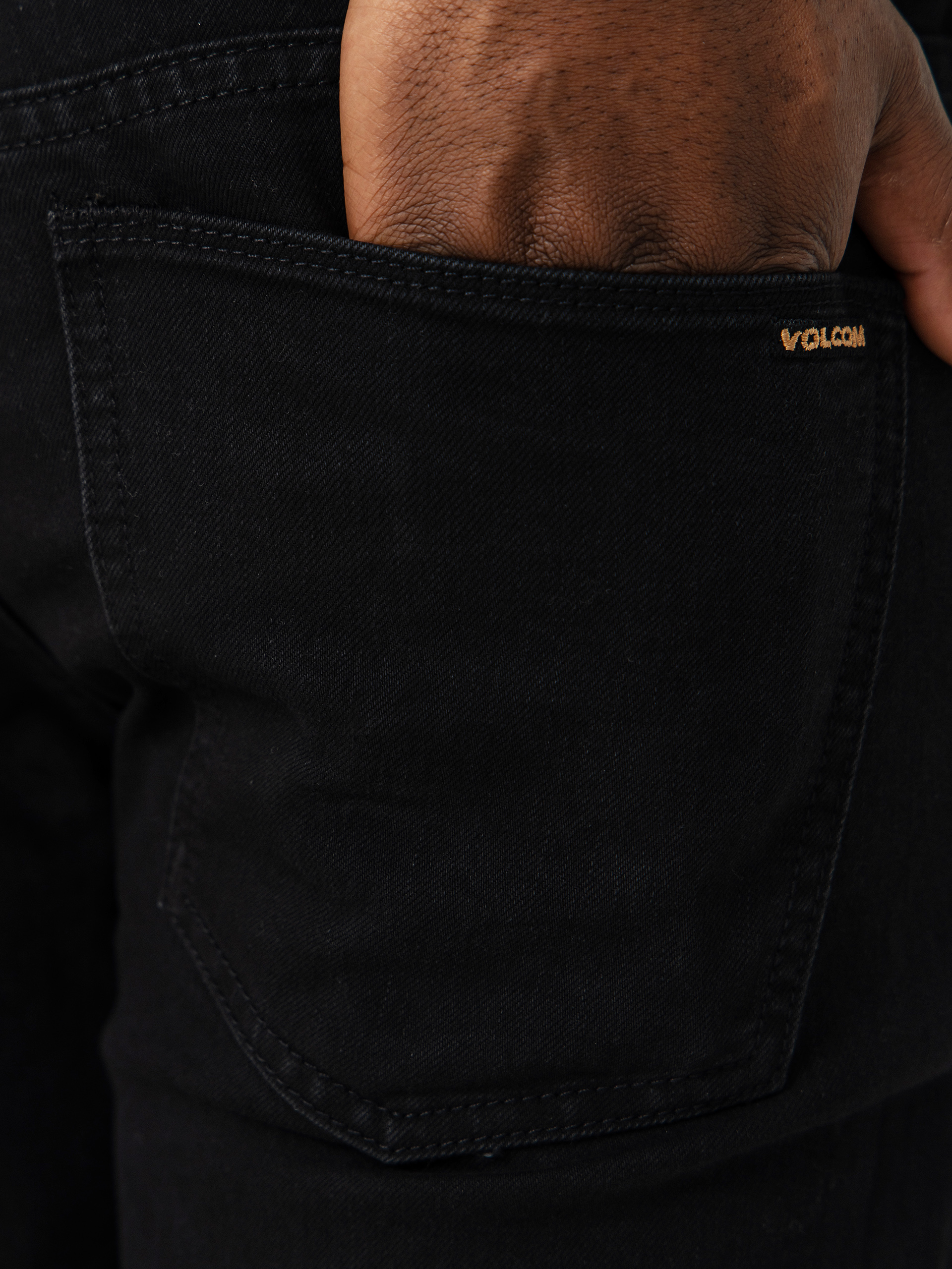 Volcom Solver Kisnadrág (black out)