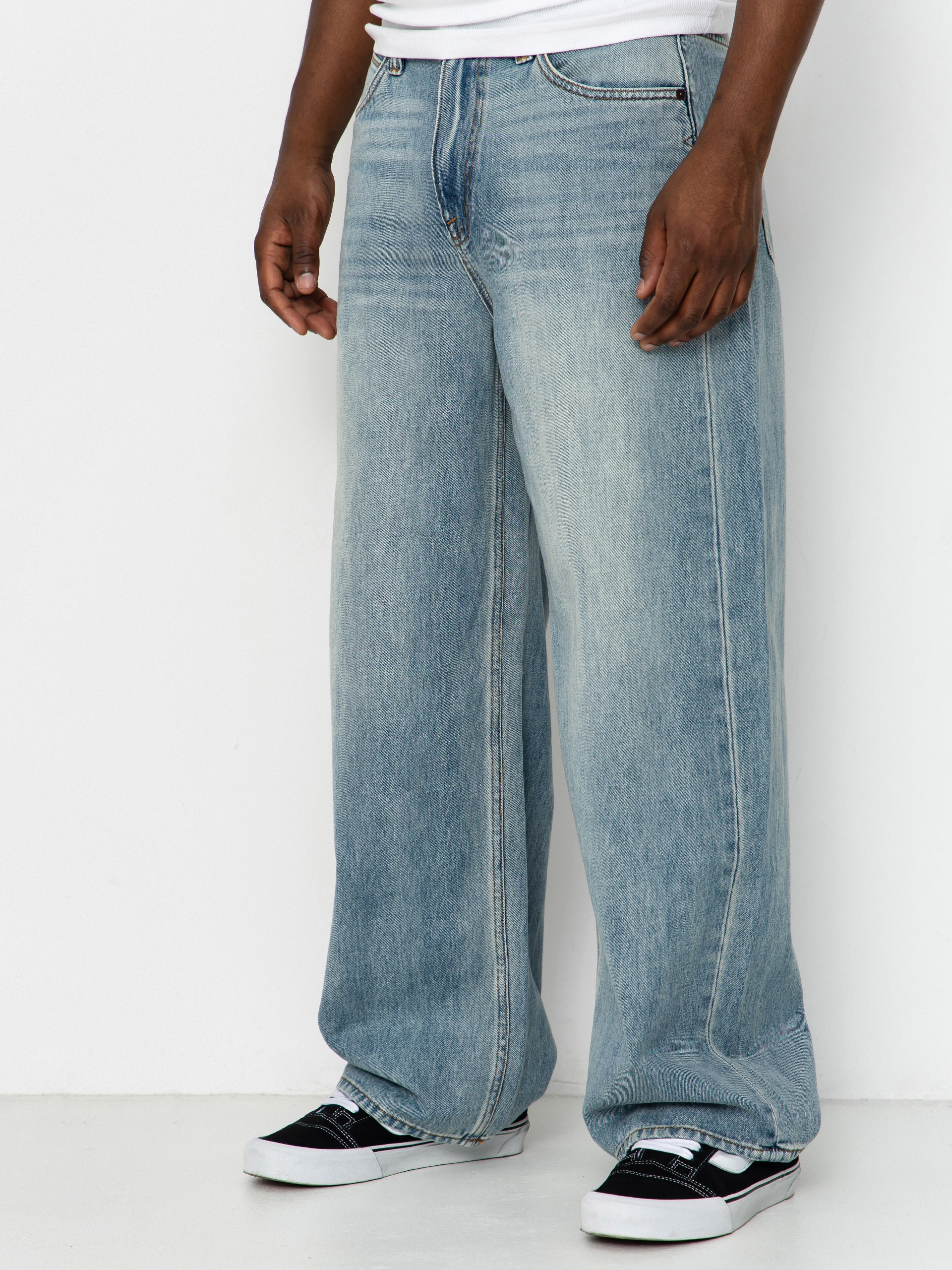 Volcom Beeggys Wmn Kisnadrág (dusty blue wash)