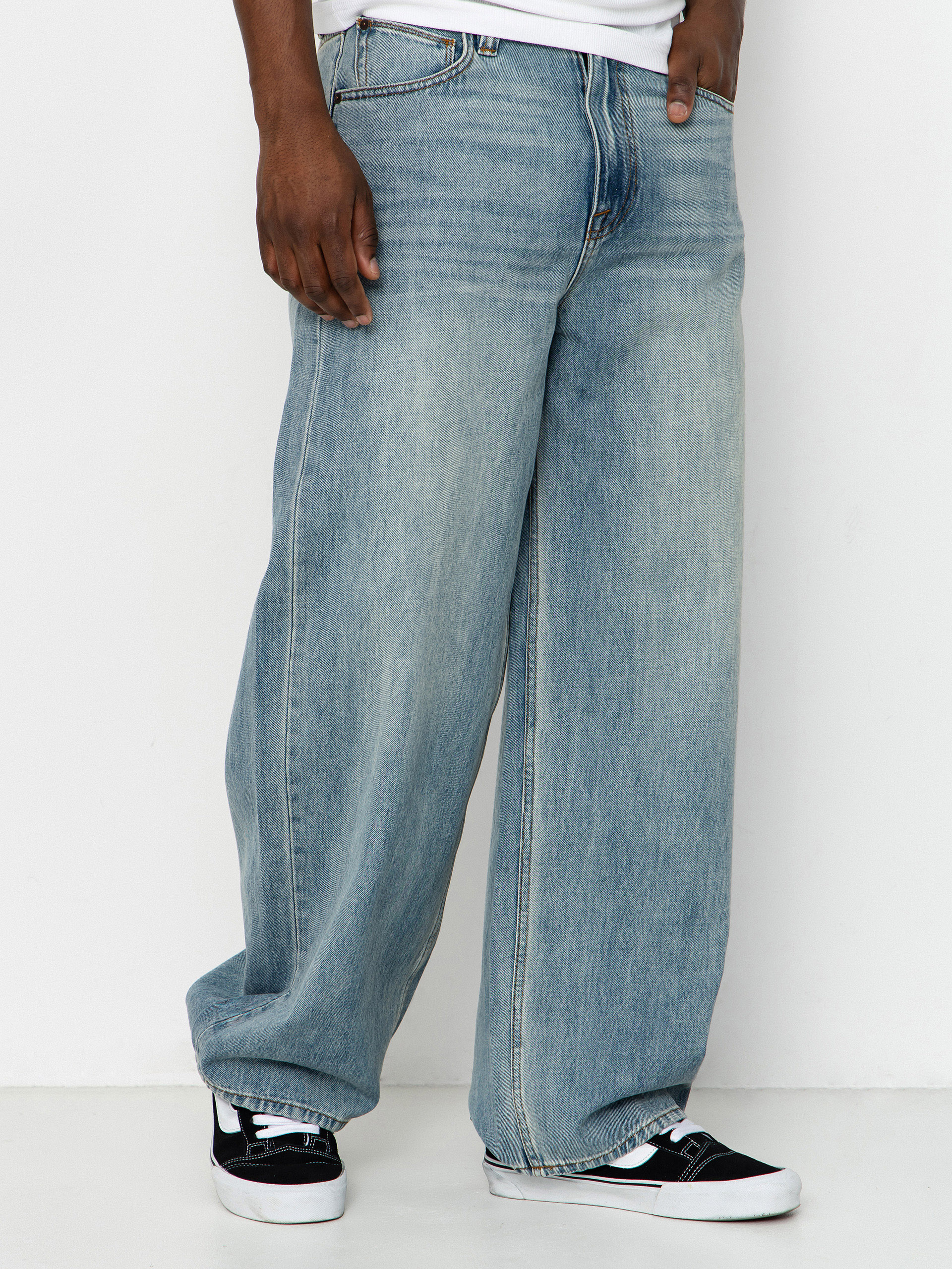 Volcom Beeggys Wmn Kisnadrág (dusty blue wash)