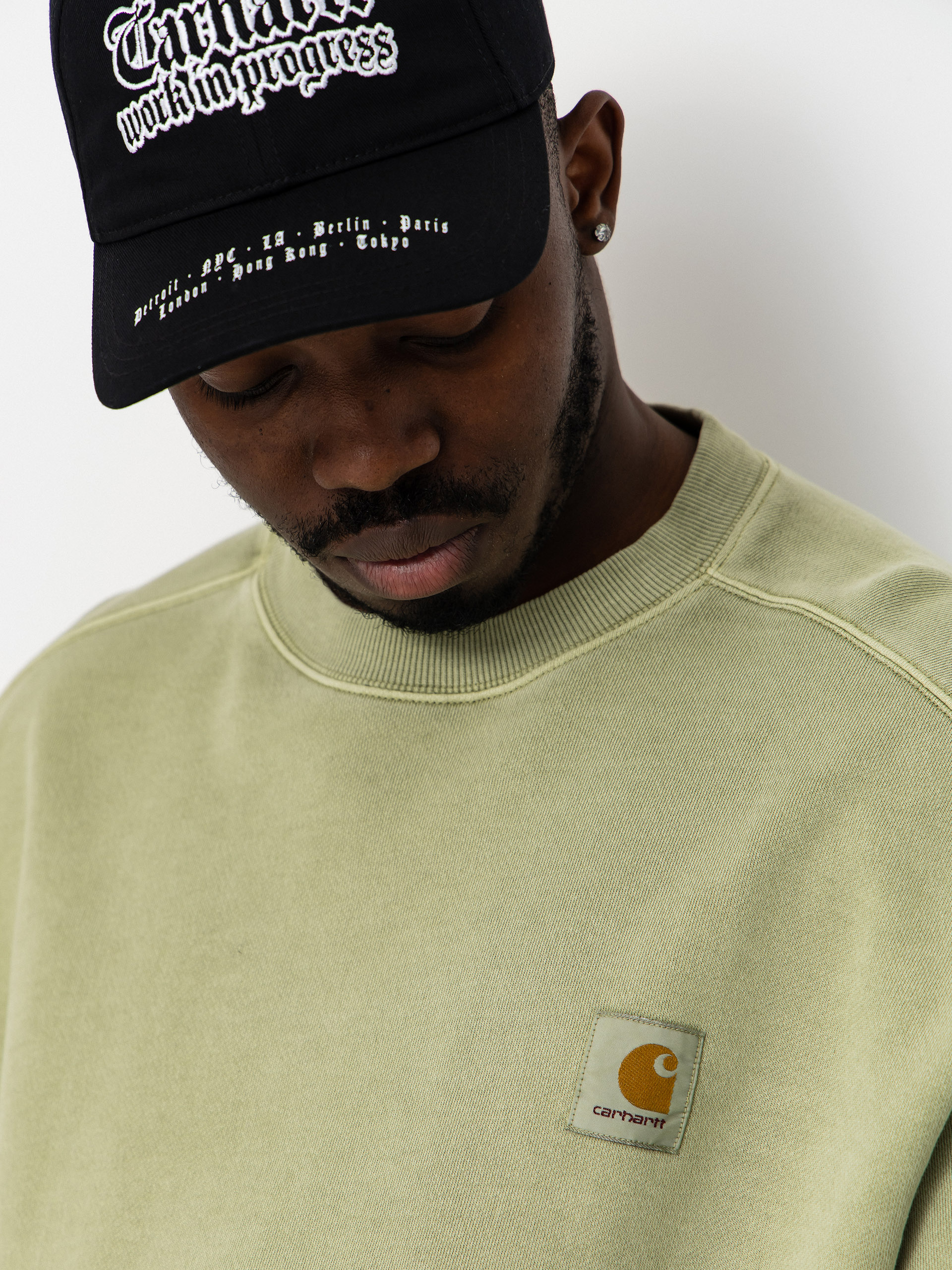 Carhartt WIP Nelson Pulóver (gentle green)
