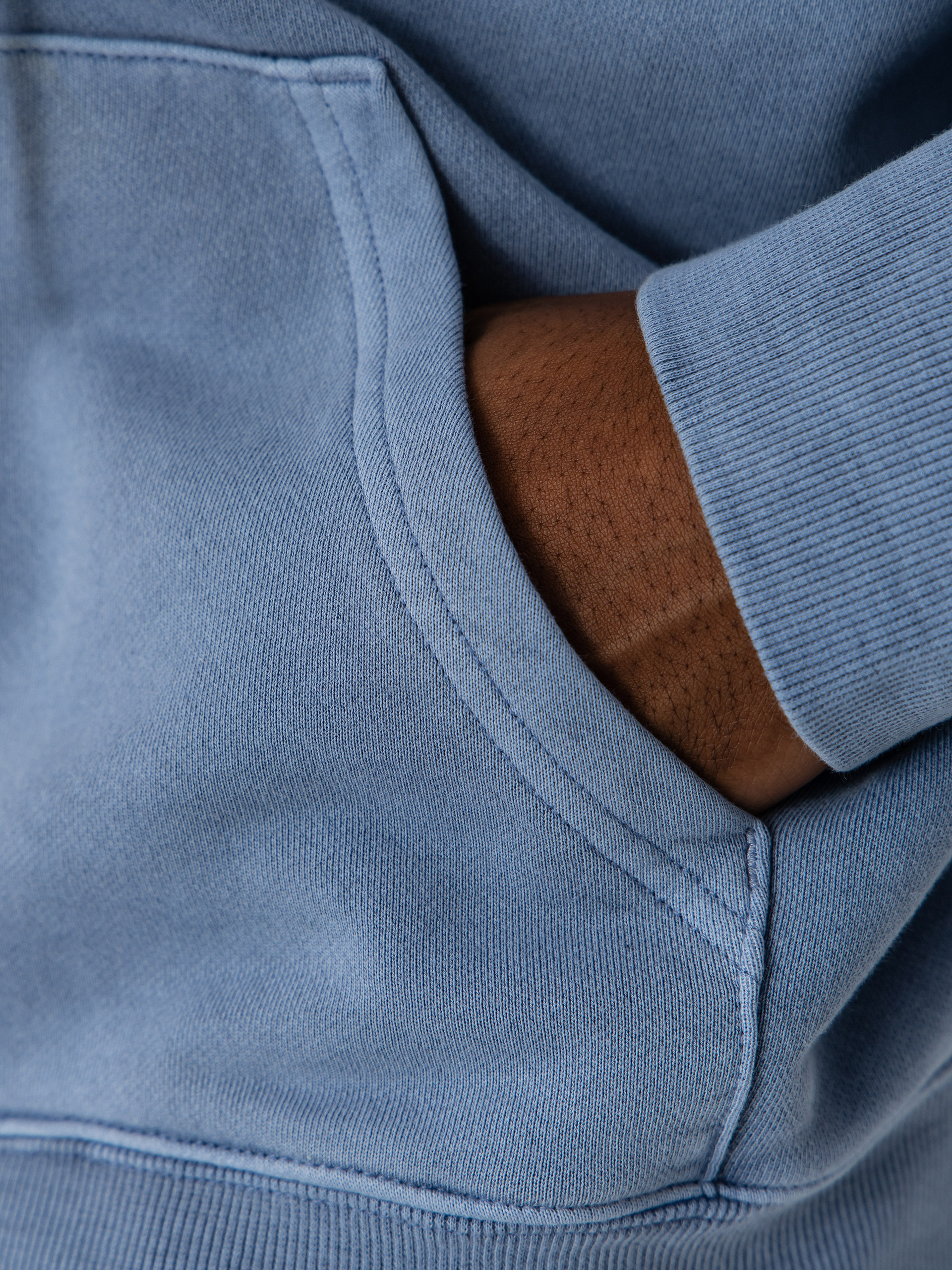 Carhartt WIP Nelson ZHD Kapucnis pulóver (gentle blue)