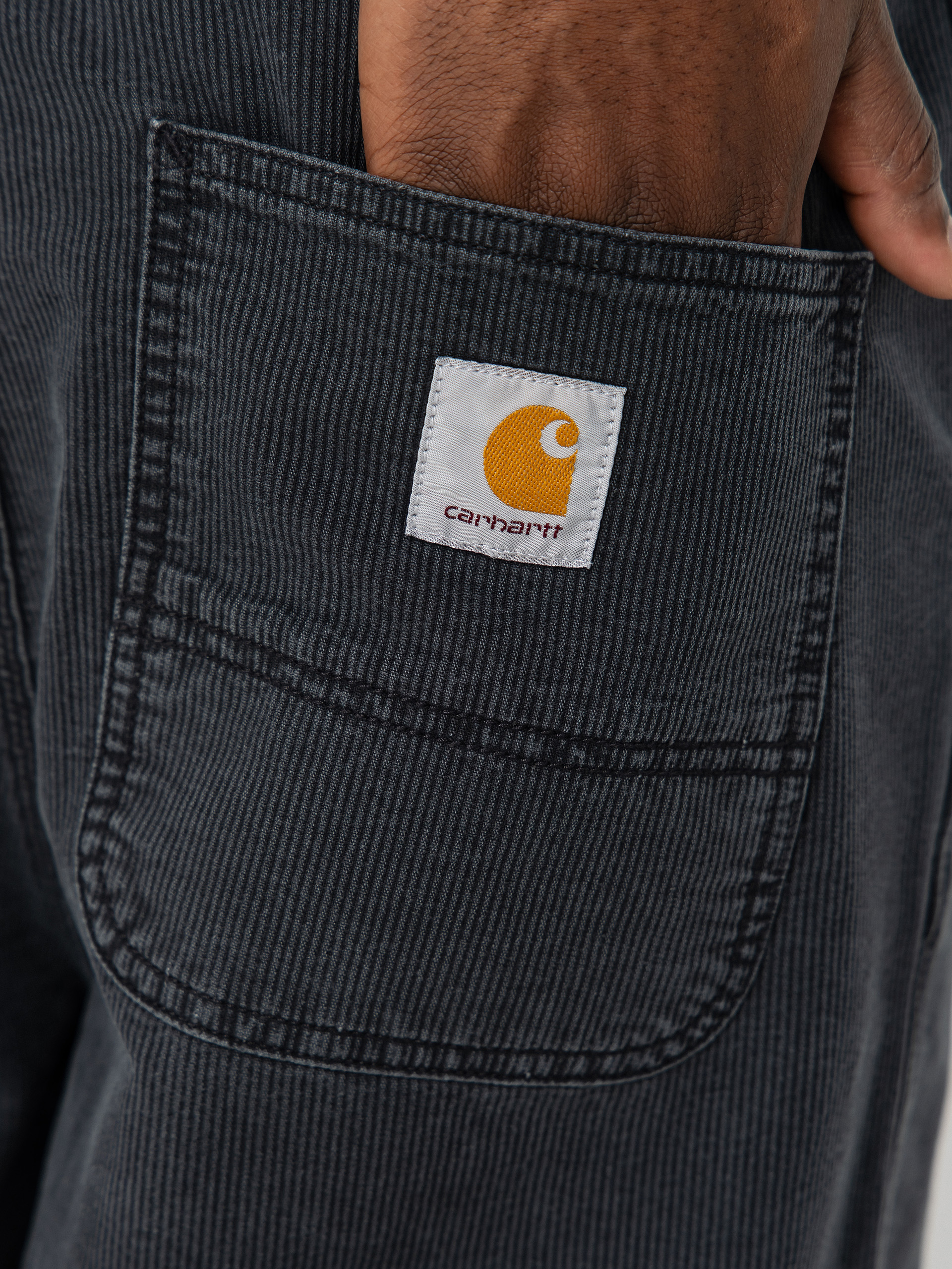 Carhartt WIP Parrish Kisnadrág (obsidian)