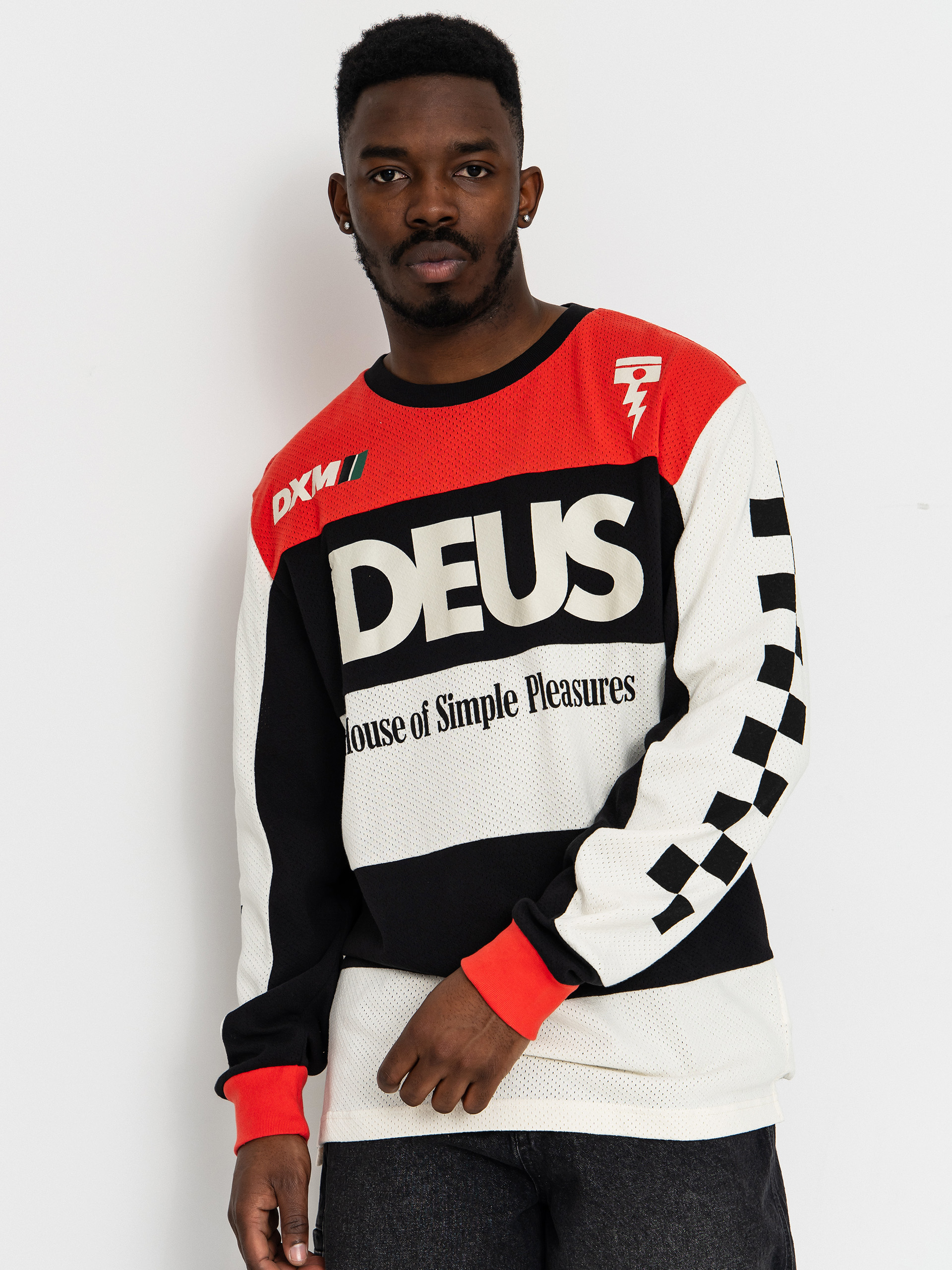 Deus Ex Machina Vilander Moto Jersey Hosszú ujjú felső
