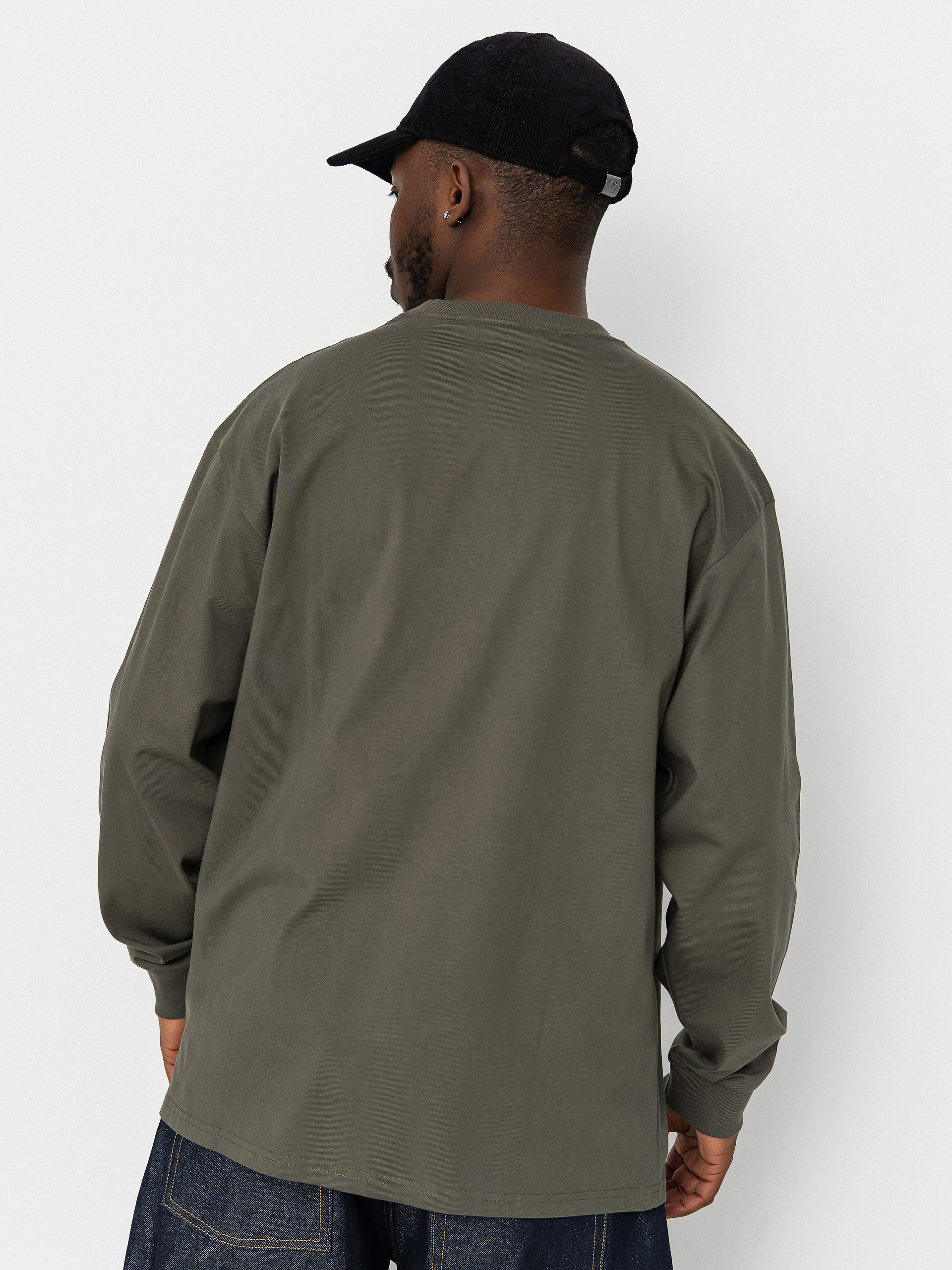 Hosszú ujjú felső Carhartt WIP Chase (leaf/gold)