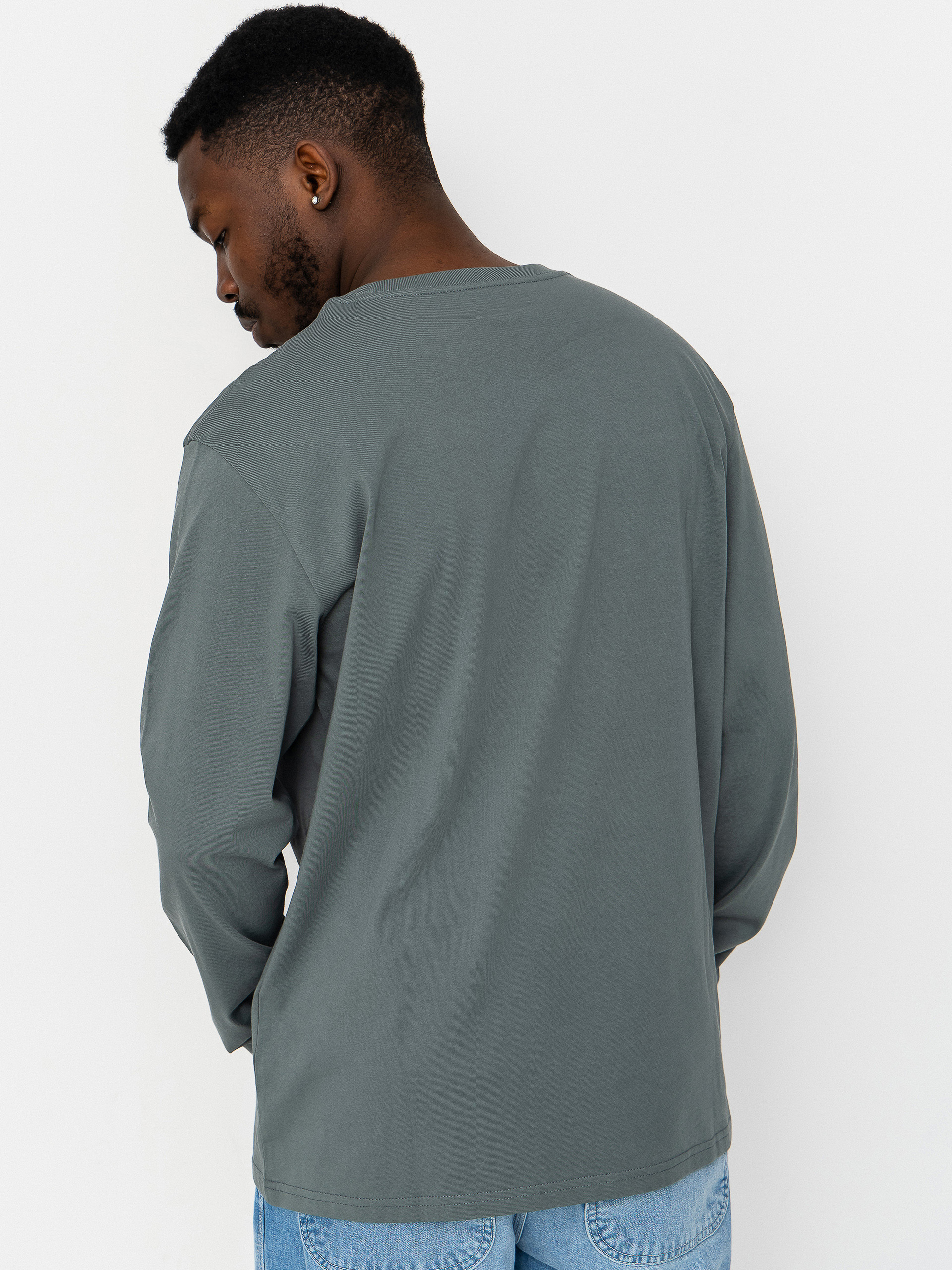 Hosszú ujjú felső Carhartt WIP Pocket (velvet green)