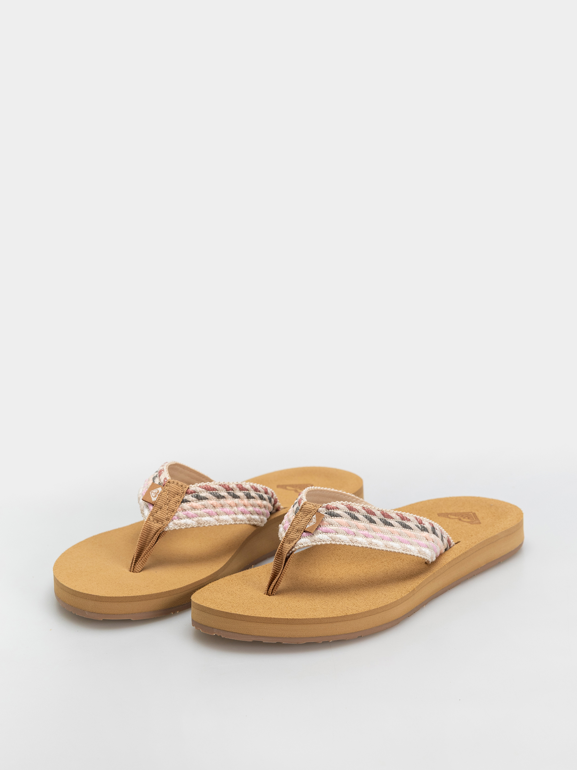 Flip-flop papucsok Roxy Porto Rope Wmn (natural/crazy pink)
