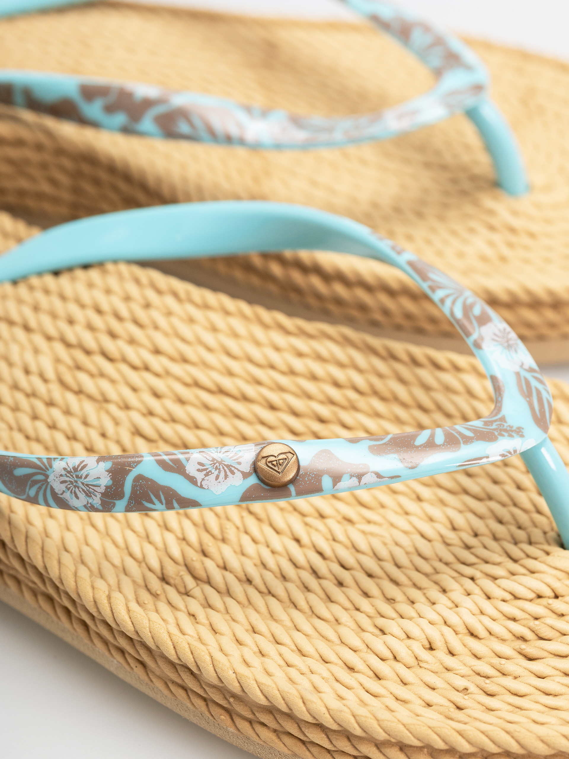 Roxy South Beach III Flip-flop papucsok Wmn (light blue/brown)