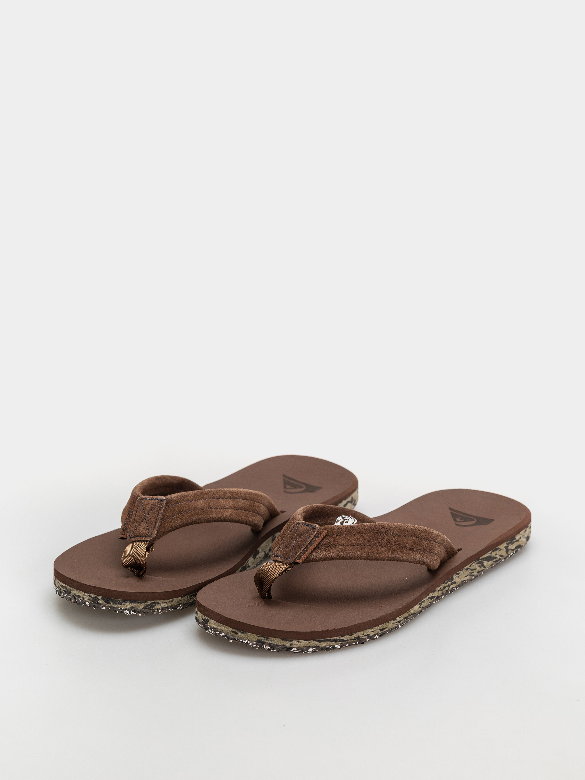 Flip-flop papucsok Quiksilver Carver Suede Recycled (brown)
