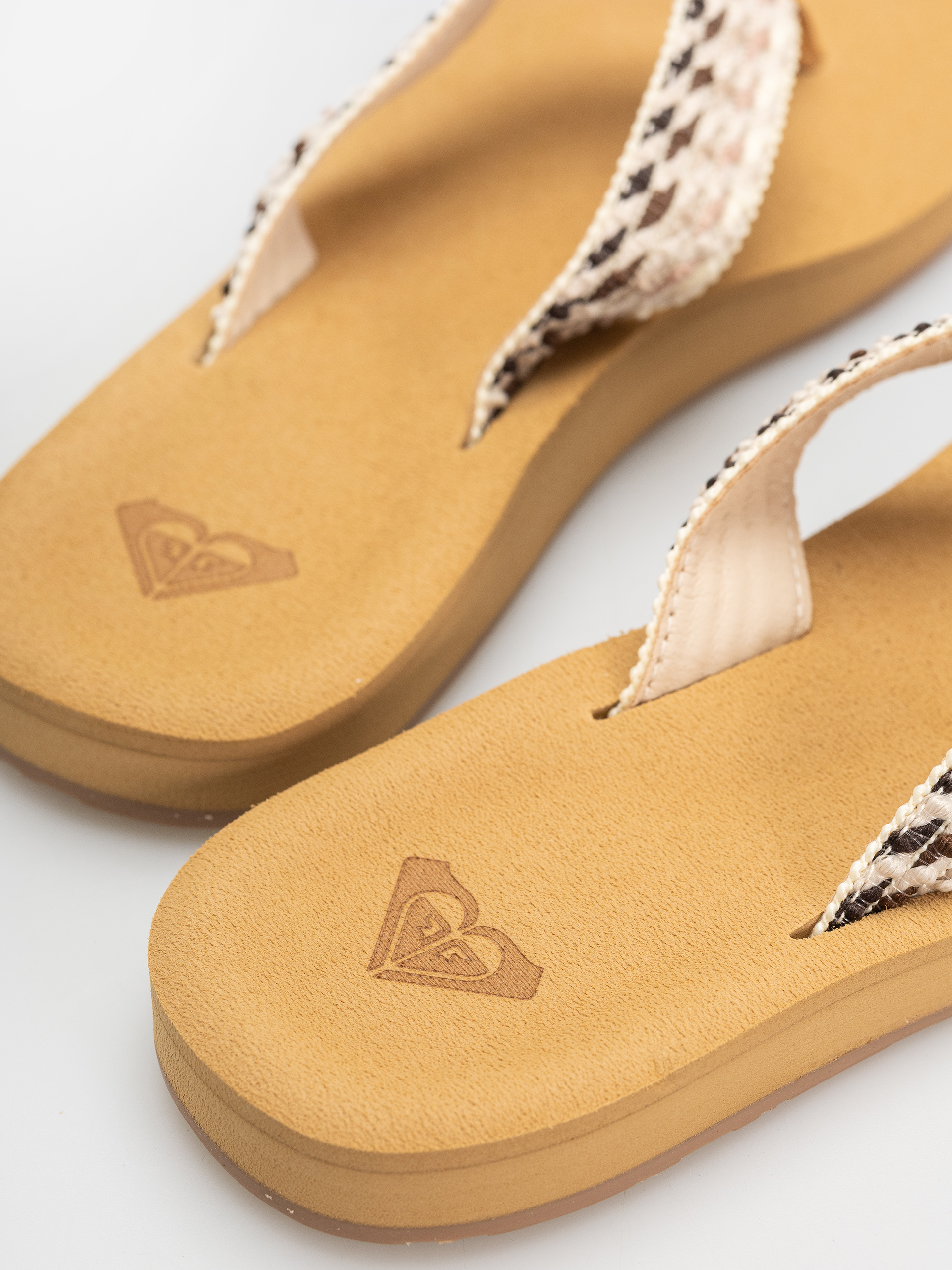 Flip-flop papucsok Roxy Porto Rope Wmn (light brown/brown)