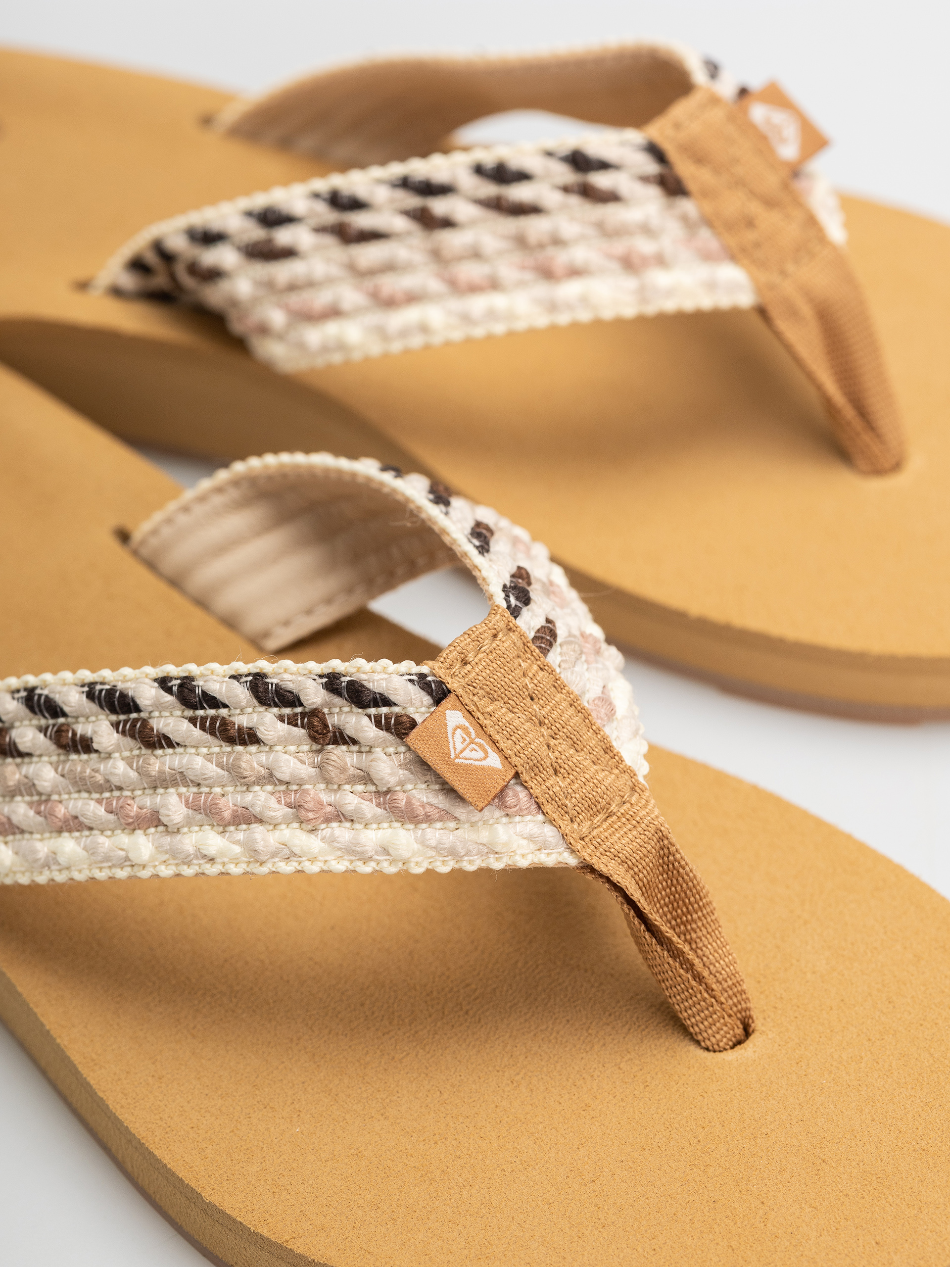 Flip-flop papucsok Roxy Porto Rope Wmn (light brown/brown)