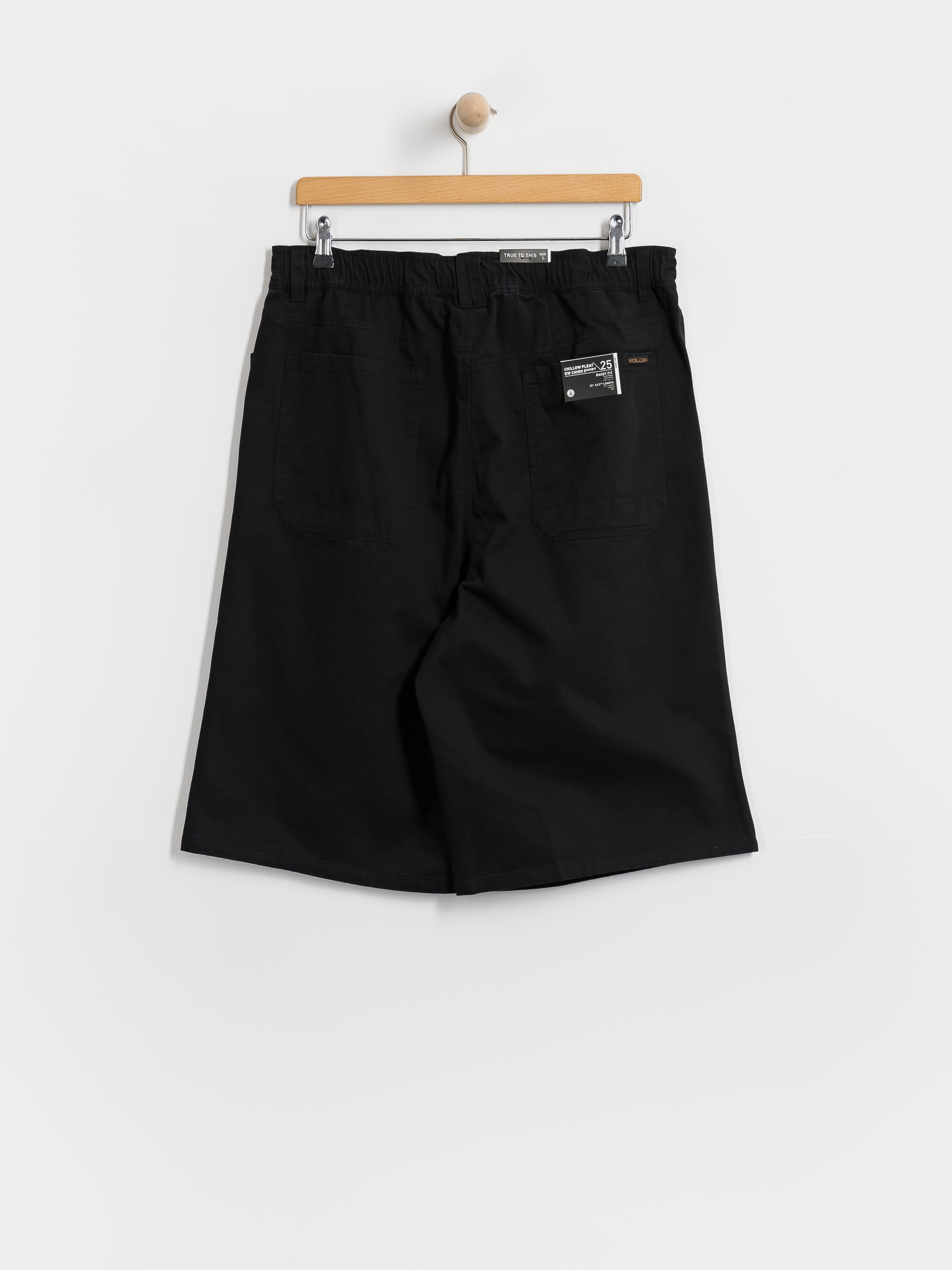Volcom Chillow Pleat Ew Chino Sht 24 Rövidnadrág (black)