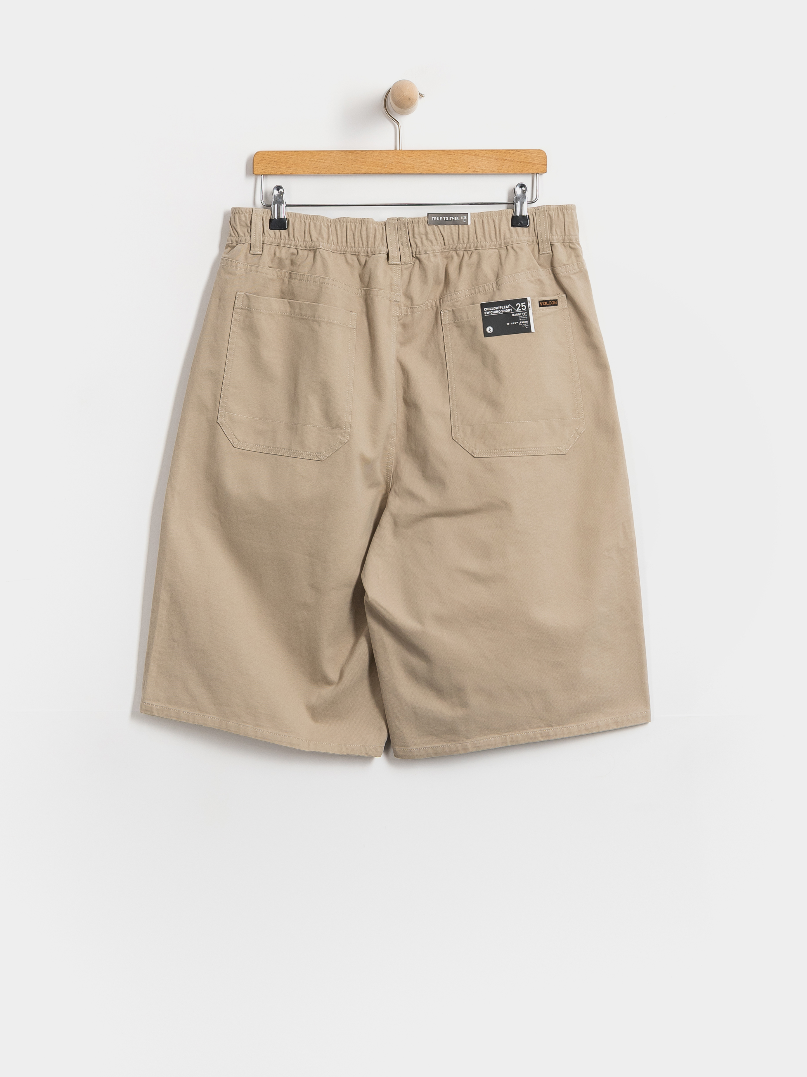 Volcom Chillow Pleat Ew Chino Sht 24 Rövidnadrág (light khaki)