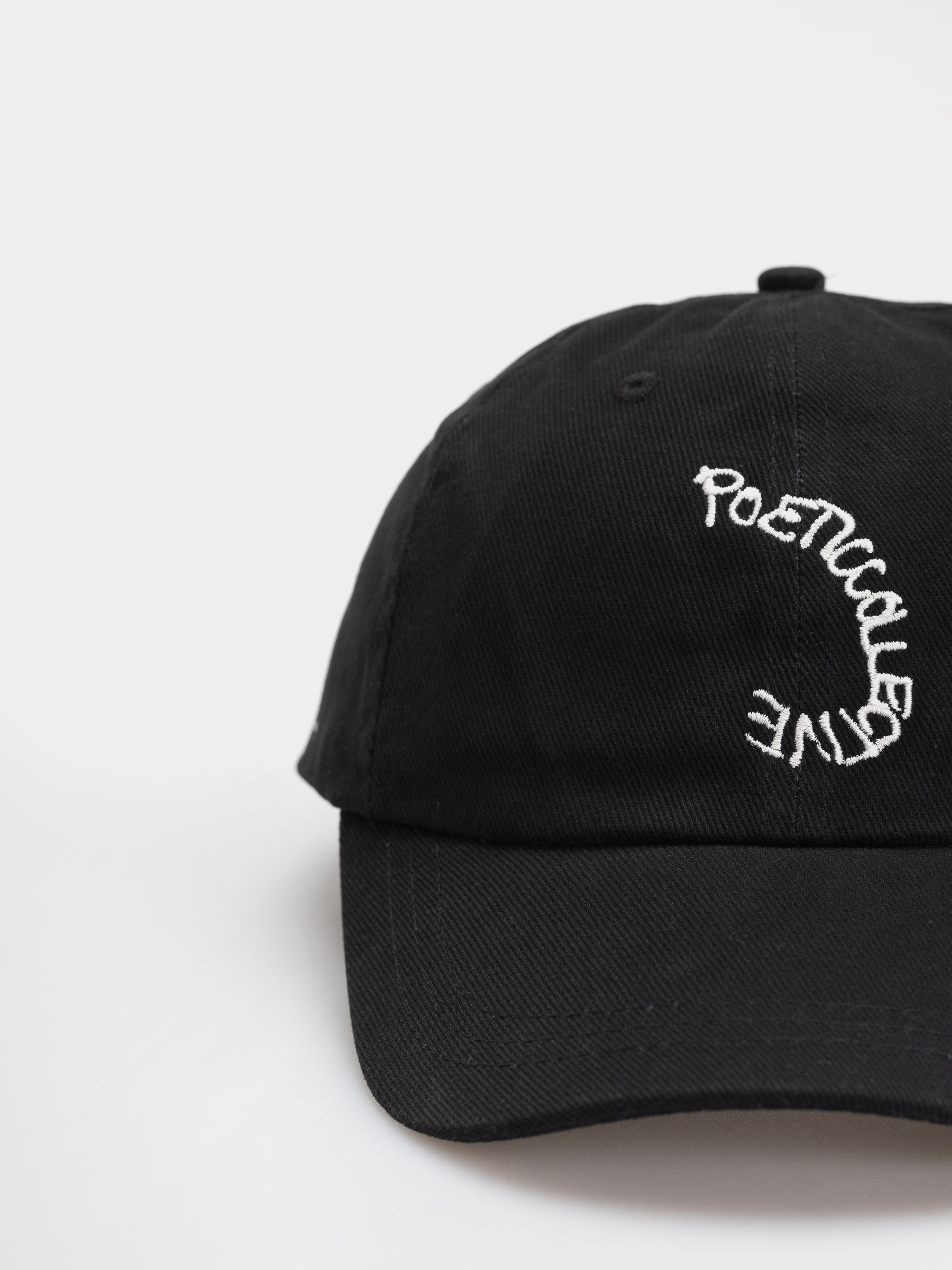 Baseball sapka Poetic Collective Spray (black/white)